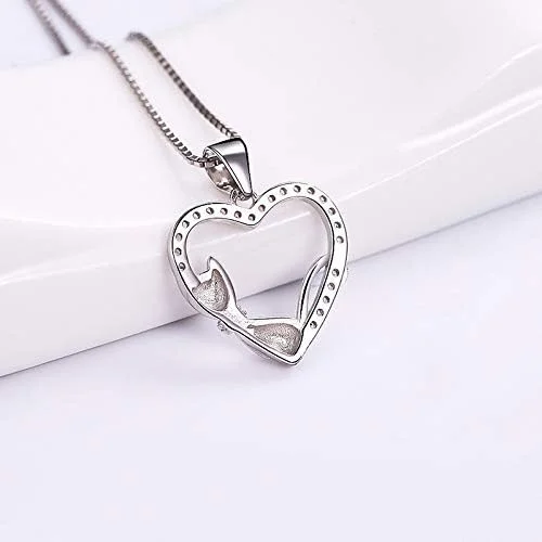 گردنبند آویز قلب کریستالی عناصر مد نقره استرلینگ 925 زنانه بسته بندی هدیه جواهرات مد J.Rosée مدل JR-1179 گردنبند آویز قلب کریستالی عناصر مد نقره استرلینگ 925 زنانه بسته بندی هدیه جواهرات مد J.Rosée مدل JR-1179