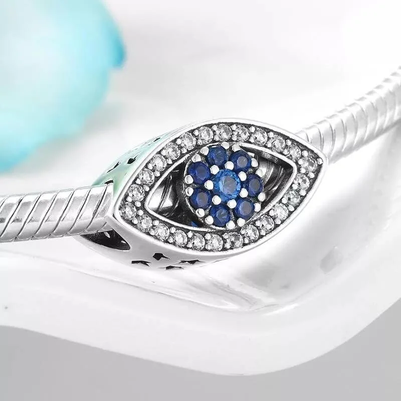 آویز مهره J.Rosée برای دستبندهای پان، مهره های جواهرات دخترانه دستبند و گردنبند هدیه زنانه، مهره های چشم آبی کریستالی لوازم جانبی روزمره چشم نظر آبی 3 آویز مهره J.Rosée برای دستبندهای پان، مهره های جواهرات دخترانه دستبند و گردنبند هدیه زنانه، مهره های چشم آبی کریستالی لوازم جانبی روزمره چشم نظر آبی 3