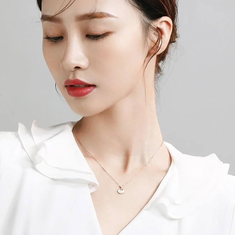 گردنبند آویز نقره استرلینگ 925 کریستال برای زنان، بسته بندی هدیه، جواهرات مد روز J.Rosée مدل JR-1112 گردنبند آویز نقره استرلینگ 925 کریستال برای زنان، بسته بندی هدیه، جواهرات مد روز J.Rosée مدل JR-1112