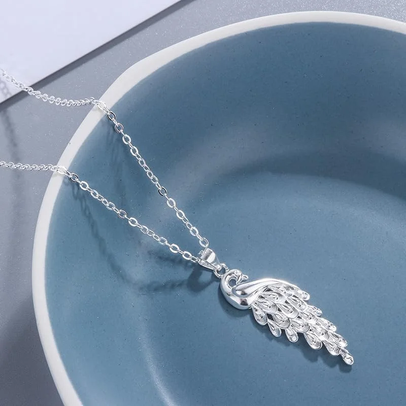 گردنبند آویز نقره استرلینگ 925 طرح ققنوس J.Rosée، جواهرات فشن برای زنان، بسته‌بندی هدیه JR-1092