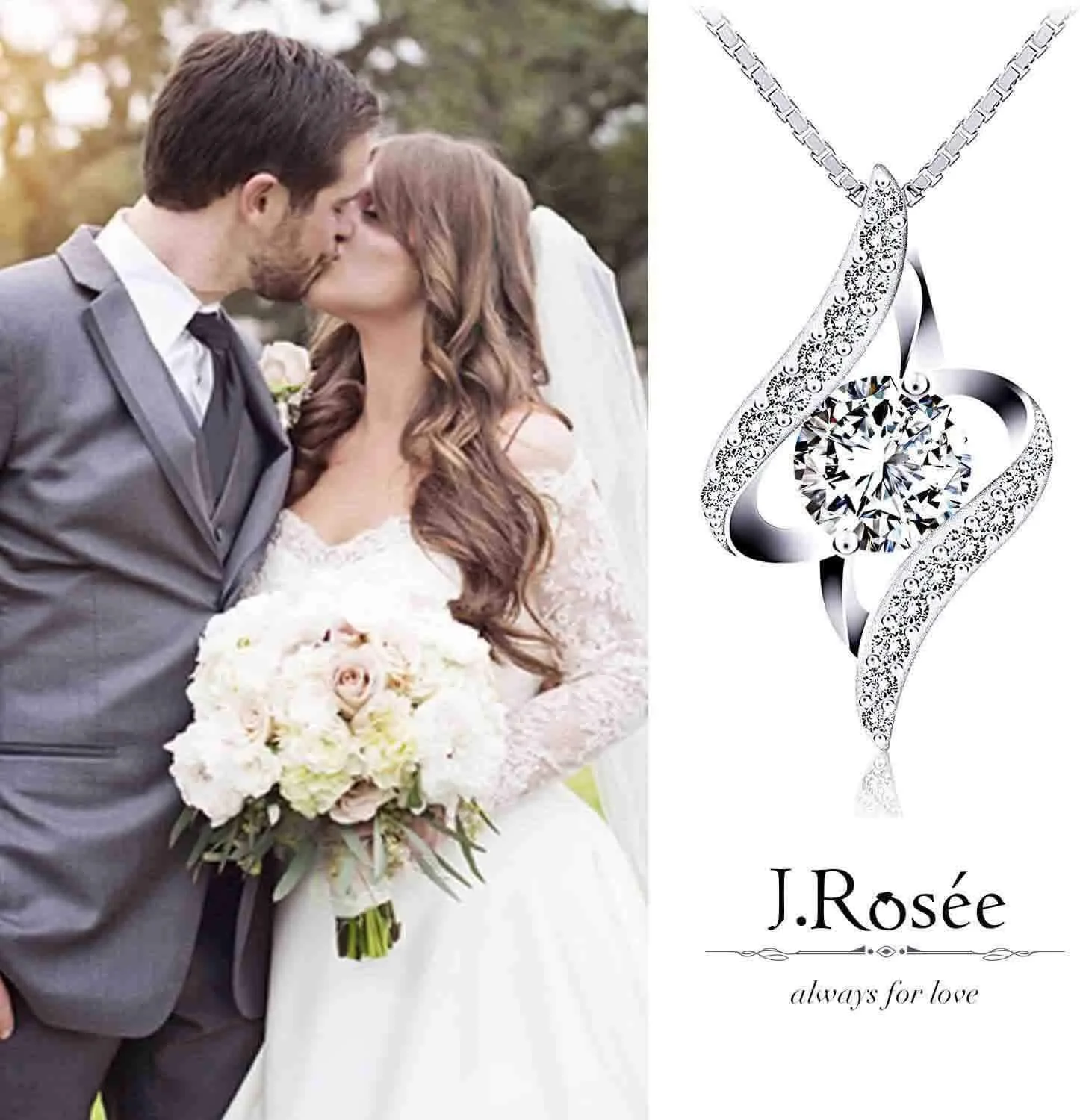 گردنبند آویز نقره استرلینگ 925 J.Rosée Jewelry