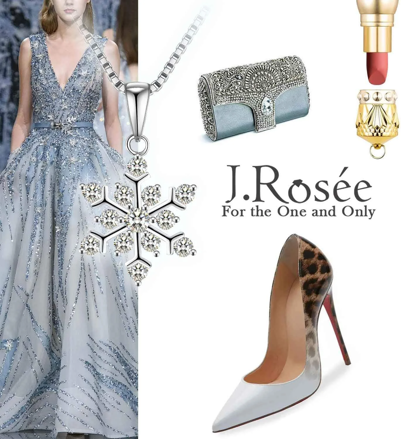 گردنبند آویز نقره استرلینگ 925 با کریستال های سواروسکی المنتز برند JRosee مناسب هدیه برای بانوان و دختران - جواهرات J.Rosée مدل Jr941 گردنبند آویز نقره استرلینگ 925 با کریستال های سواروسکی المنتز برند JRosee مناسب هدیه برای بانوان و دختران - جواهرات J.Rosée مدل Jr941