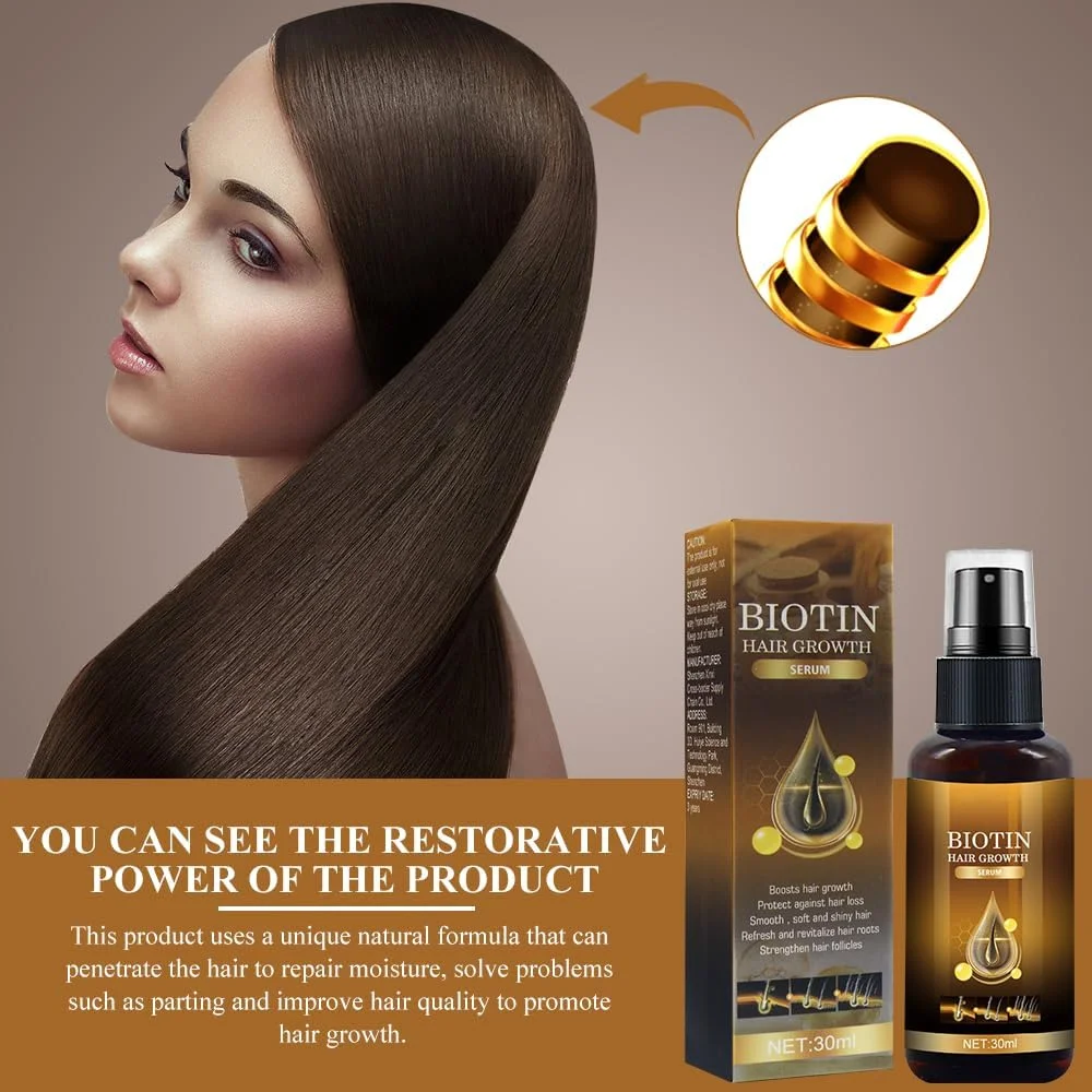 سرم رشد مو KUIRUNRX®، دو عدد سرم رشد مو بیوتین، سرم لوکس رشد مو بیوتین برای زنان و مردان برای تسریع رشد مو و مقابله با ریزش مو (30 میلی لیتر) سرم رشد مو KUIRUNRX®، دو عدد سرم رشد مو بیوتین، سرم لوکس رشد مو بیوتین برای زنان و مردان برای تسریع رشد مو و مقابله با ریزش مو (30 میلی لیتر)