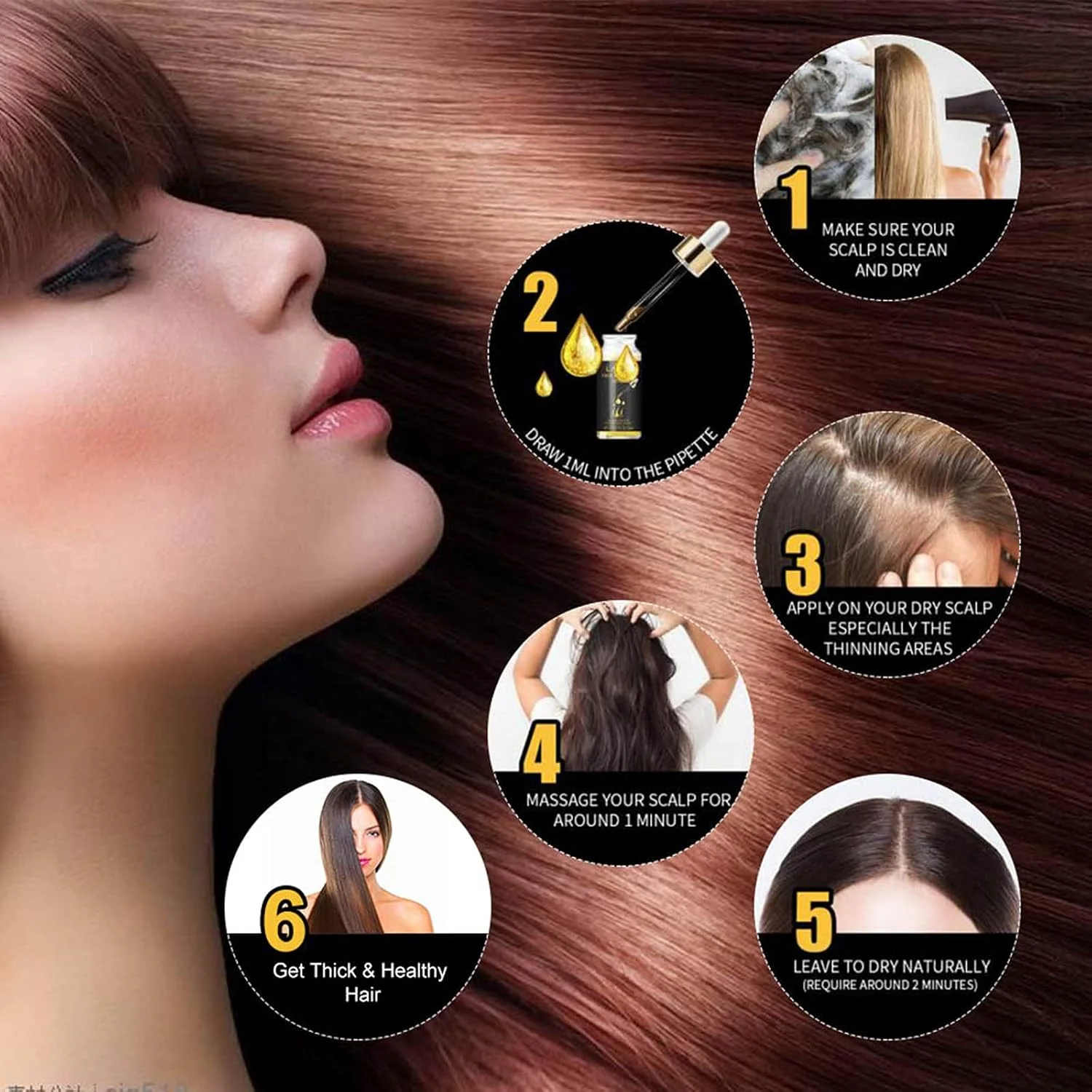 محلول تقویت کننده و ضد ریزش مو LAVDIK، مایع جلوگیری از ریزش مو برای رشد مجدد مو، افزایش ضخامت، بلندی و تقویت مو محلول تقویت کننده و ضد ریزش مو LAVDIK، مایع جلوگیری از ریزش مو برای رشد مجدد مو، افزایش ضخامت، بلندی و تقویت مو