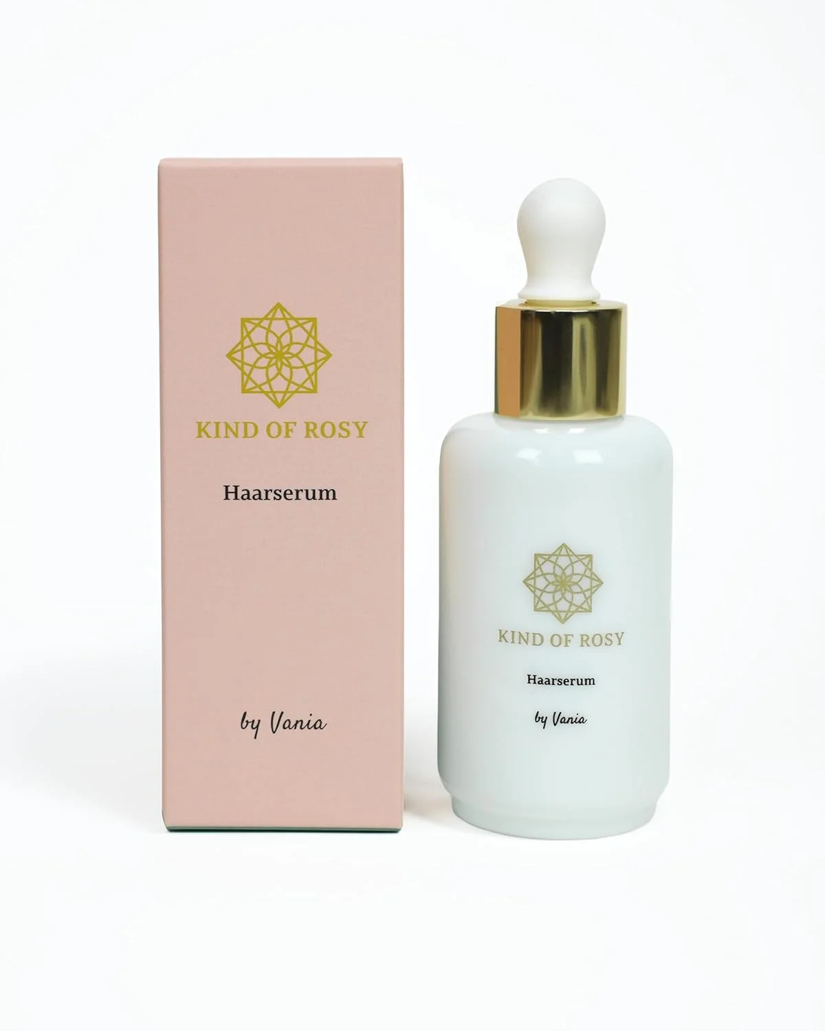 سرم مو KIND OF ROSY برای پرپشتی و رشد مو - وگان و 100% طبیعی، ماده فعال با اثربخشی بالینی به همراه کافئین، 50 میلی لیتر - تحریک رشد مو، کاهش ریزش مو، تست شده توسط متخصصین پوست
