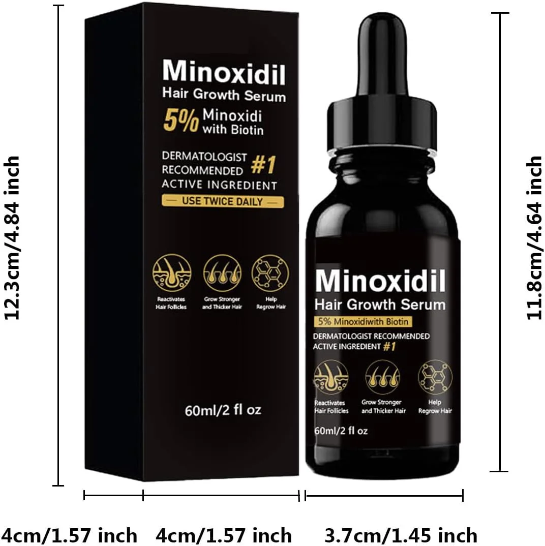 سرم رشد موی آقایان KOWVOWZ حاوی 5% ماینوکسیدیل به همراه بیوتین و پانتنول، سرم رشد ریش حاوی بیوتین و عصاره ماینوکسیدیل، درمان 5% ماینوکسیدیل، درمان های ریزش مو