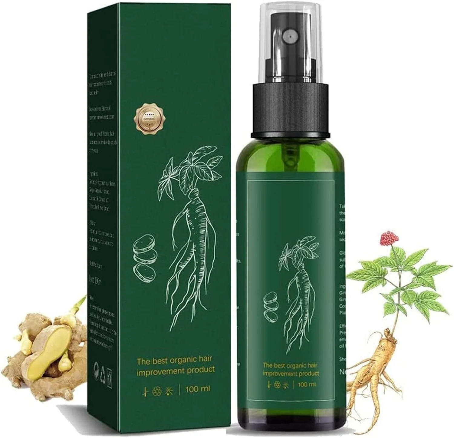 اسپری بازسازی مو با جینسینگ قرمز KORTIN، اسپری سرم رویش مجدد مو با جینسینگ کره ای هیونگانگ برای جلوگیری از ریزش موی زنان و مردان (1 عدد) اسپری بازسازی مو با جینسینگ قرمز KORTIN، اسپری سرم رویش مجدد مو با جینسینگ کره ای هیونگانگ برای جلوگیری از ریزش موی زنان و مردان (1 عدد)