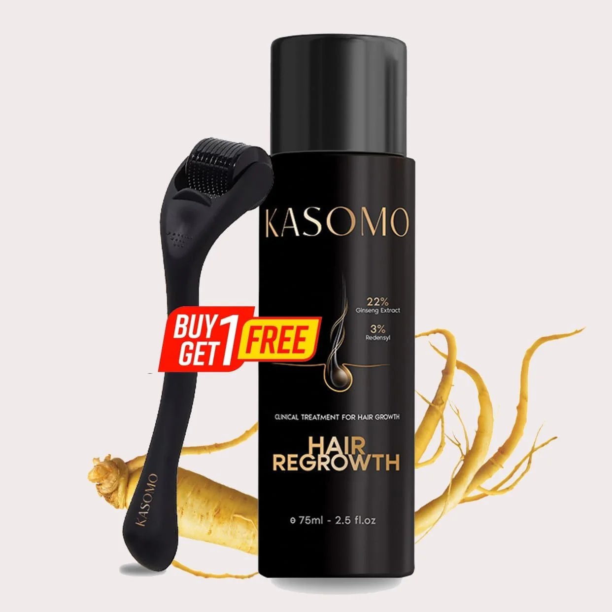 کازومو سرم رشد مو (75 میلی لیتر) به همراه درمارولر اشانتیون - 3% ردنسيل + 22% عصاره جینسینگ برای مو و ریش، تسکین خارش، اسپری رشد مجدد موهای پرپشت تر و قوی تر کازومو سرم رشد مو (75 میلی لیتر) به همراه درمارولر اشانتیون - 3% ردنسيل + 22% عصاره جینسینگ برای مو و ریش، تسکین خارش، اسپری رشد مجدد موهای پرپشت تر و قوی تر