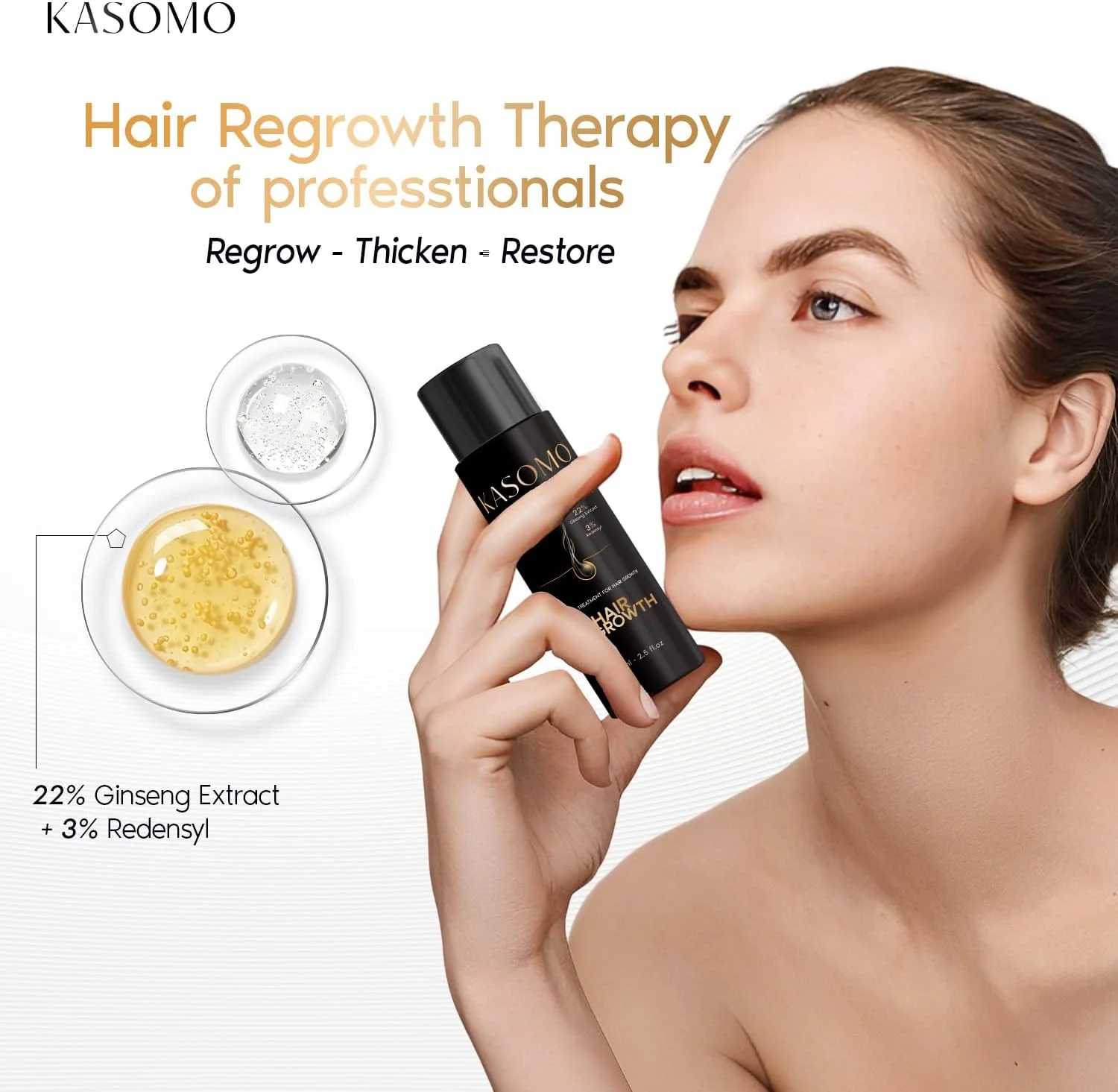 کازومو سرم رشد مو (75 میلی لیتر) به همراه درمارولر اشانتیون - 3% ردنسيل + 22% عصاره جینسینگ برای مو و ریش، تسکین خارش، اسپری رشد مجدد موهای پرپشت تر و قوی تر کازومو سرم رشد مو (75 میلی لیتر) به همراه درمارولر اشانتیون - 3% ردنسيل + 22% عصاره جینسینگ برای مو و ریش، تسکین خارش، اسپری رشد مجدد موهای پرپشت تر و قوی تر