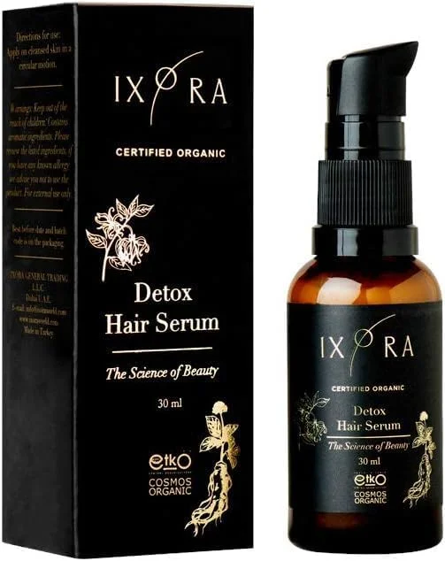 سرم موی سم زدای ایکسورا غنی شده با جینسینگ و سیر، محرک رشد مو و جلوگیری از ریزش مو - 30 میلی لیتر ارگانیک تایید شده سرم موی سم زدای ایکسورا غنی شده با جینسینگ و سیر، محرک رشد مو و جلوگیری از ریزش مو - 30 میلی لیتر ارگانیک تایید شده