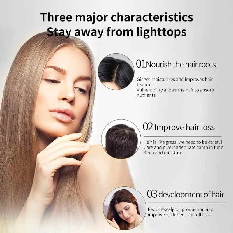 اسپری رشد مو JANGOU Oveallgo Shougagro ژاپنی، اسپری سرم رشد مو زنجبیلی، اسپری سرم احیای مو جینسینگ کره ای Hyungang، اسپری ضخیم کننده مو، سرم زنجبیل جلوگیری از ریزش مو (3 عدد)