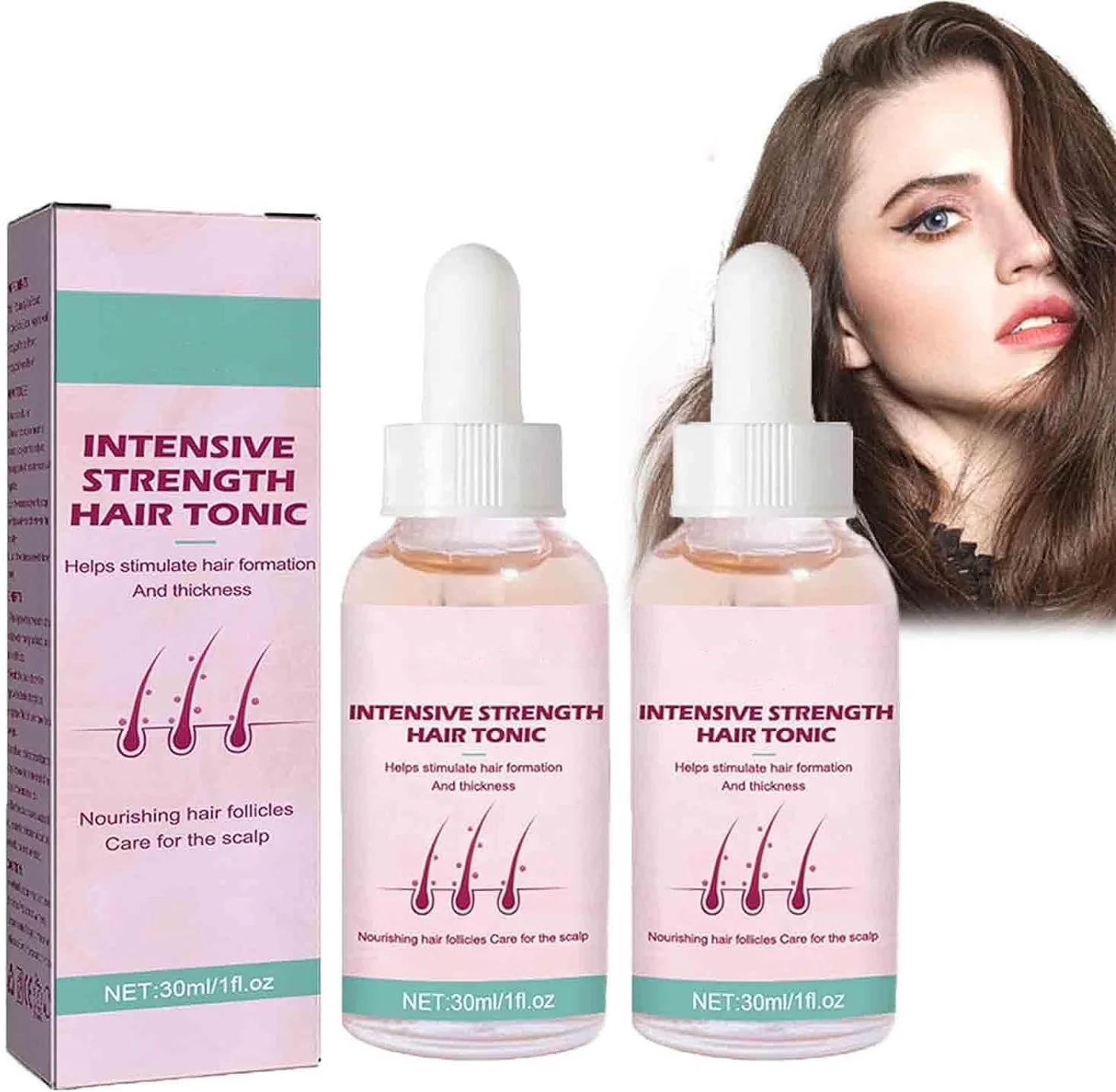 تونیک تقویت کننده مو برای رشد متراکم، تونیک طبیعی مو، تونیک تقویت کننده قوی مو برای مردان و زنان، سرم طبیعی برای موهای ضخیم تر، سالم تر و قوی تر، تغذیه و تقویت مو 30 میلی لیتر (2 عدد) تونیک تقویت کننده مو برای رشد متراکم، تونیک طبیعی مو، تونیک تقویت کننده قوی مو برای مردان و زنان، سرم طبیعی برای موهای ضخیم تر، سالم تر و قوی تر، تغذیه و تقویت مو 30 میلی لیتر (2 عدد)