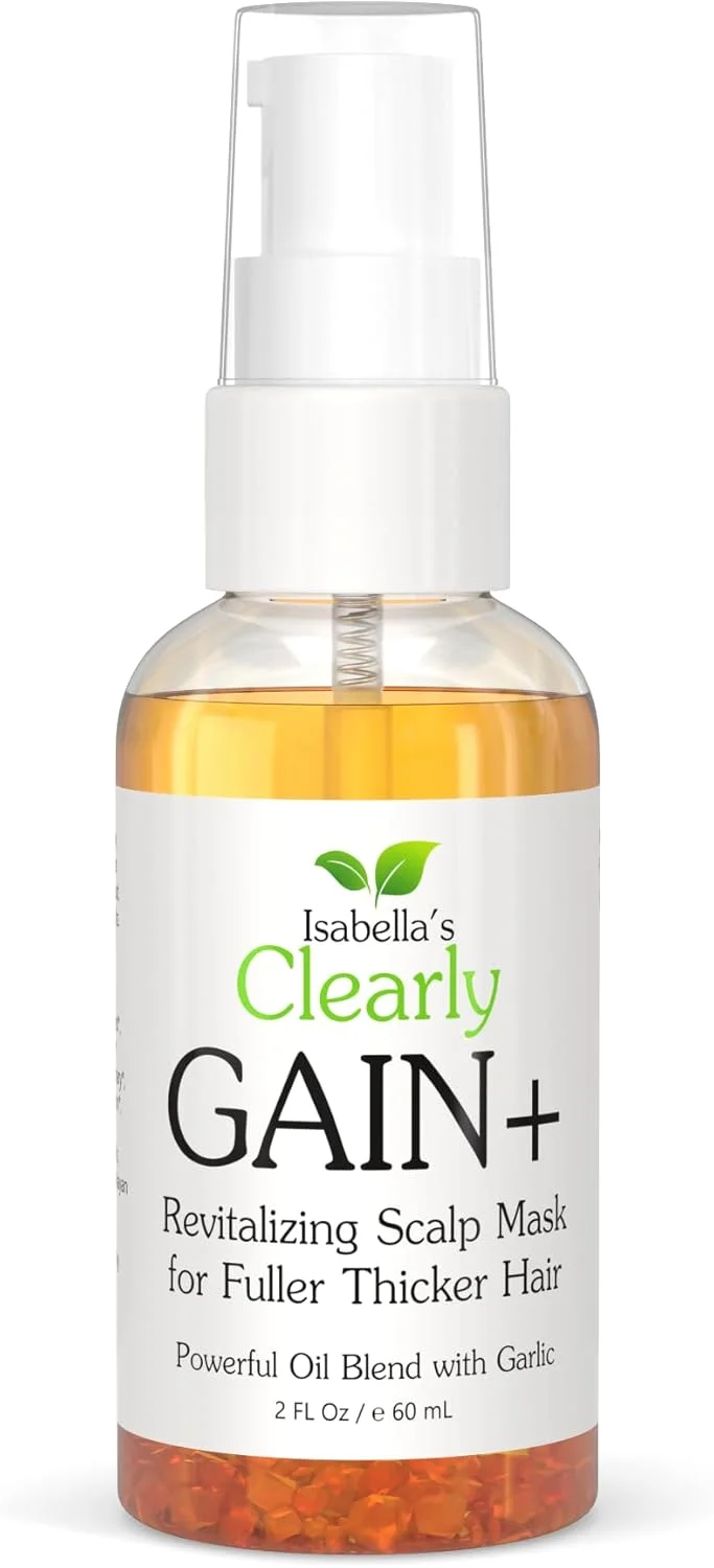 سرم تقویت کننده و ضخیم کننده مو GAIN+ ایزابلا. محرک رشد مو، تقویت کننده ریشه و فولیکول ها با ویتامین های قوی، جوجوبا، سیر و عصاره گزنه. 60 میل سرم تقویت کننده و ضخیم کننده مو GAIN+ ایزابلا. محرک رشد مو، تقویت کننده ریشه و فولیکول ها با ویتامین های قوی، جوجوبا، سیر و عصاره گزنه. 60 میل