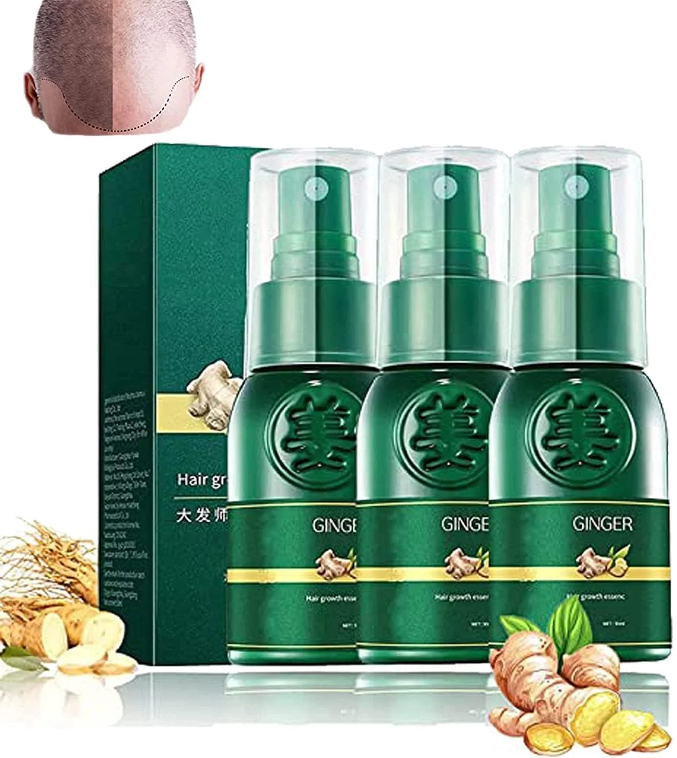 اسپری سرم رشد مجدد مو جینسینگ کره ای هیون گانگ، اسپری رشد مو زنجبیلی 7 روزه، اسانس رشد مجدد مو، اسپری مغذی زنجبیل برای زنان و مردان، 30 میلی لیتر (3 عدد) اسپری سرم رشد مجدد مو جینسینگ کره ای هیون گانگ، اسپری رشد مو زنجبیلی 7 روزه، اسانس رشد مجدد مو، اسپری مغذی زنجبیل برای زنان و مردان، 30 میلی لیتر (3 عدد)