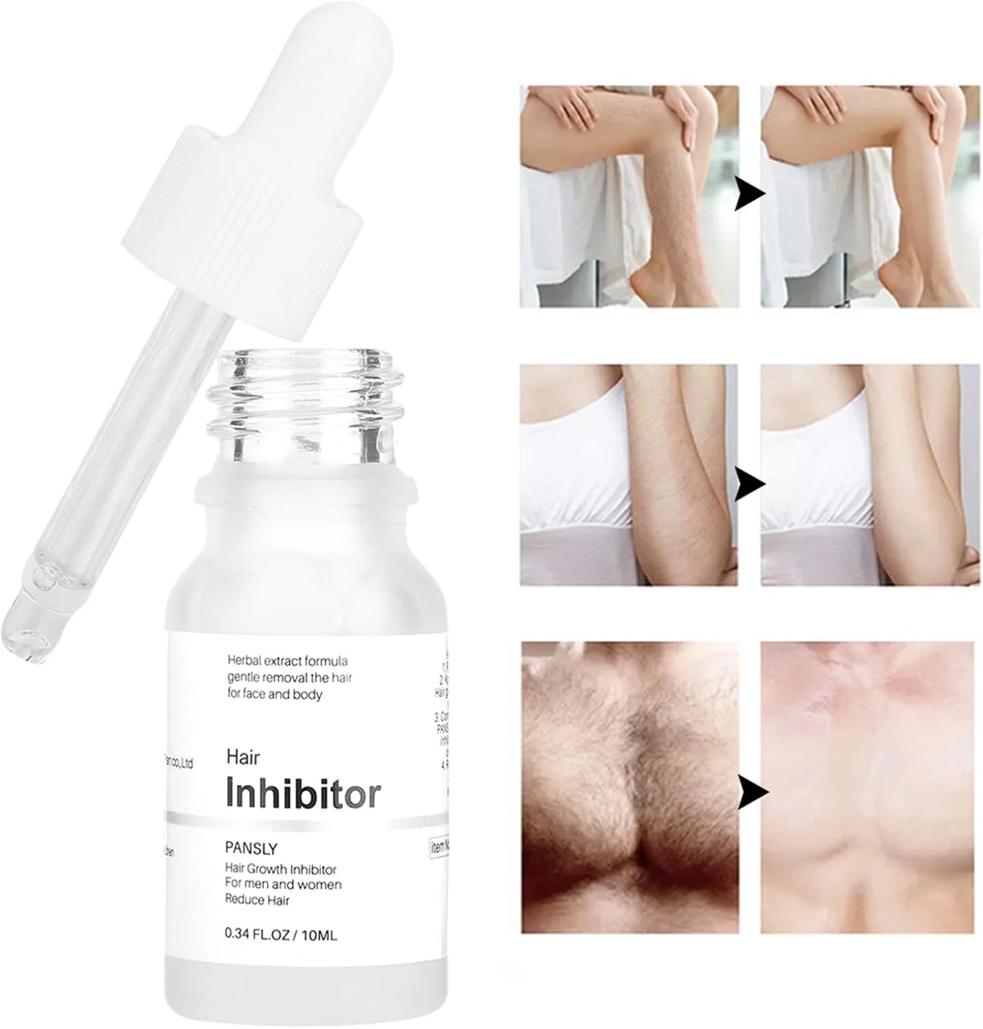 سرم مهار کننده رشد مو، عصاره های گیاهی، سرم رفع مو، تاخیر در رشد مجدد مو، سرم، رفع موهای بدن، مناسب برای انواع پوست، 10 میلی لیتر سرم مهار کننده رشد مو، عصاره های گیاهی، سرم رفع مو، تاخیر در رشد مجدد مو، سرم، رفع موهای بدن، مناسب برای انواع پوست، 10 میلی لیتر