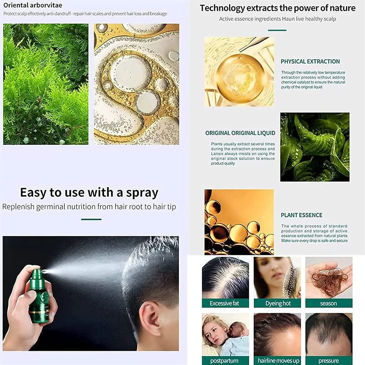 اسپری سرم رشد مجدد مو جینسینگ کره ای هیون گانگ، اسپری رشد مو زنجبیلی 7 روزه، اسانس رشد مجدد مو، اسپری مغذی زنجبیل برای زنان و مردان، 30 میلی لیتر (3 عدد) اسپری سرم رشد مجدد مو جینسینگ کره ای هیون گانگ، اسپری رشد مو زنجبیلی 7 روزه، اسانس رشد مجدد مو، اسپری مغذی زنجبیل برای زنان و مردان، 30 میلی لیتر (3 عدد)