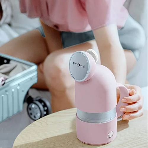 بخارگر لباس کپسولی جدید برای مسافرت، خانگی، مینی، قابل حمل، اتو بخار سریع گرم شونده، برس تمیز کننده (رنگ: نقره ای) بخارگر لباس کپسولی جدید برای مسافرت، خانگی، مینی، قابل حمل، اتو بخار سریع گرم شونده، برس تمیز کننده (رنگ: نقره ای)