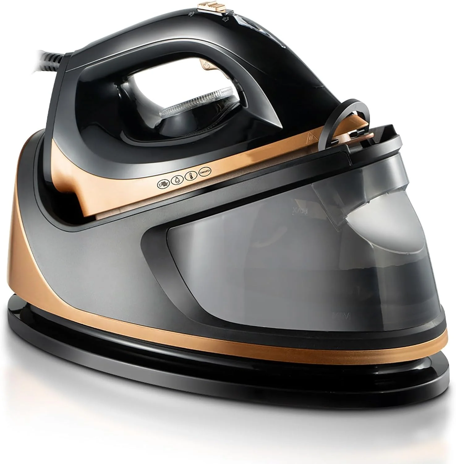 اتو مخزن دار YZRDCXM - اتو بخار، ژنراتور بخار 2600 وات با دکمه شات بخار، بخار قدرتمند، بخار عمودی، تنظیم دما، مخزن آب 1.8 لیتری اتو مخزن دار YZRDCXM - اتو بخار، ژنراتور بخار 2600 وات با دکمه شات بخار، بخار قدرتمند، بخار عمودی، تنظیم دما، مخزن آب 1.8 لیتری