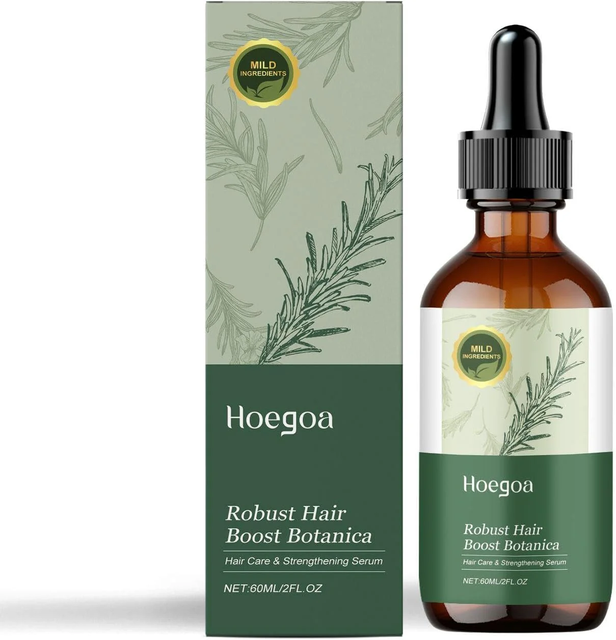 سرم روغن ضروری هوگوآ برای رشد مو، فرمول تقویت کننده طبیعی، صاف و درخشان کننده مو. 60 میلی لیتر سرم روغن ضروری هوگوآ برای رشد مو، فرمول تقویت کننده طبیعی، صاف و درخشان کننده مو. 60 میلی لیتر