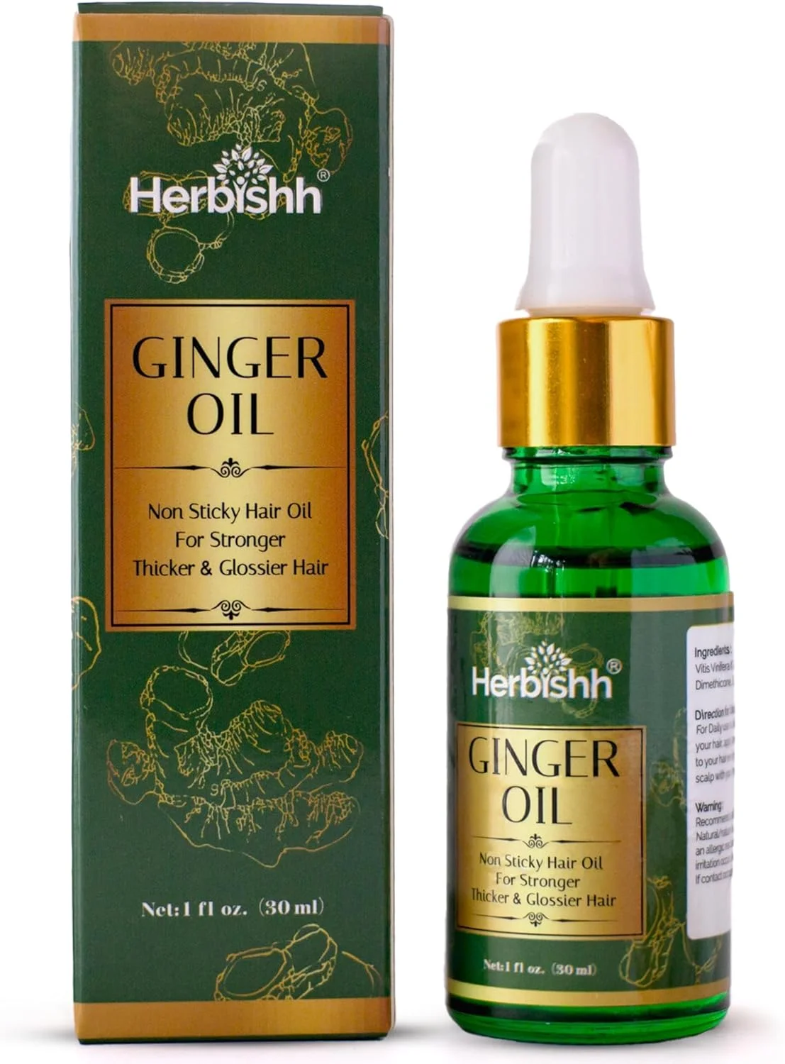 روغن زنجبیل هربیش برای رشد مو - حاوی عصاره زنجبیل - روغن سرم زنجبیل برای رشد سریع و متراکم مو - بسته جمع و جور 30 میلی لیتری - بهترین محصول مراقبت از مو برای زنان و مردان روغن زنجبیل هربیش برای رشد مو - حاوی عصاره زنجبیل - روغن سرم زنجبیل برای رشد سریع و متراکم مو - بسته جمع و جور 30 میلی لیتری - بهترین محصول مراقبت از مو برای زنان و مردان