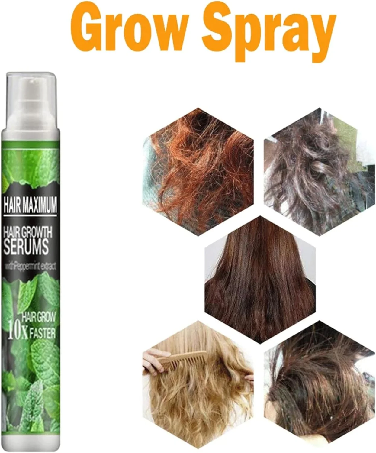 اسپری اسانس گیاهی رشد مو، اسپری گیاهی احیای مو، اسپری سرم ضد ریزش مو، درمان های سریع رشد ضد ریزش مو، روغن رشد مو برای ریزش مو (6 عدد) اسپری اسانس گیاهی رشد مو، اسپری گیاهی احیای مو، اسپری سرم ضد ریزش مو، درمان های سریع رشد ضد ریزش مو، روغن رشد مو برای ریزش مو (6 عدد)