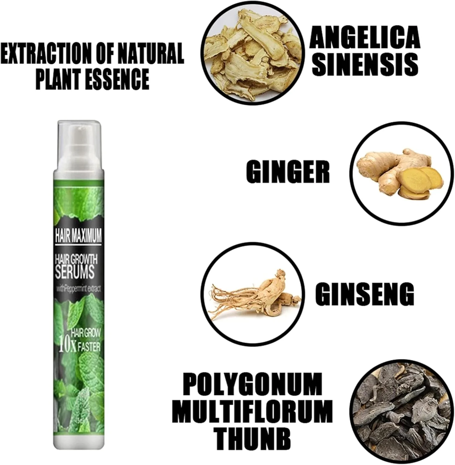 اسپری اسانس گیاهی رشد مو، اسپری گیاهی احیای مو، اسپری سرم ضد ریزش مو، درمان های سریع رشد ضد ریزش مو، روغن رشد مو برای ریزش مو (6 عدد) اسپری اسانس گیاهی رشد مو، اسپری گیاهی احیای مو، اسپری سرم ضد ریزش مو، درمان های سریع رشد ضد ریزش مو، روغن رشد مو برای ریزش مو (6 عدد)