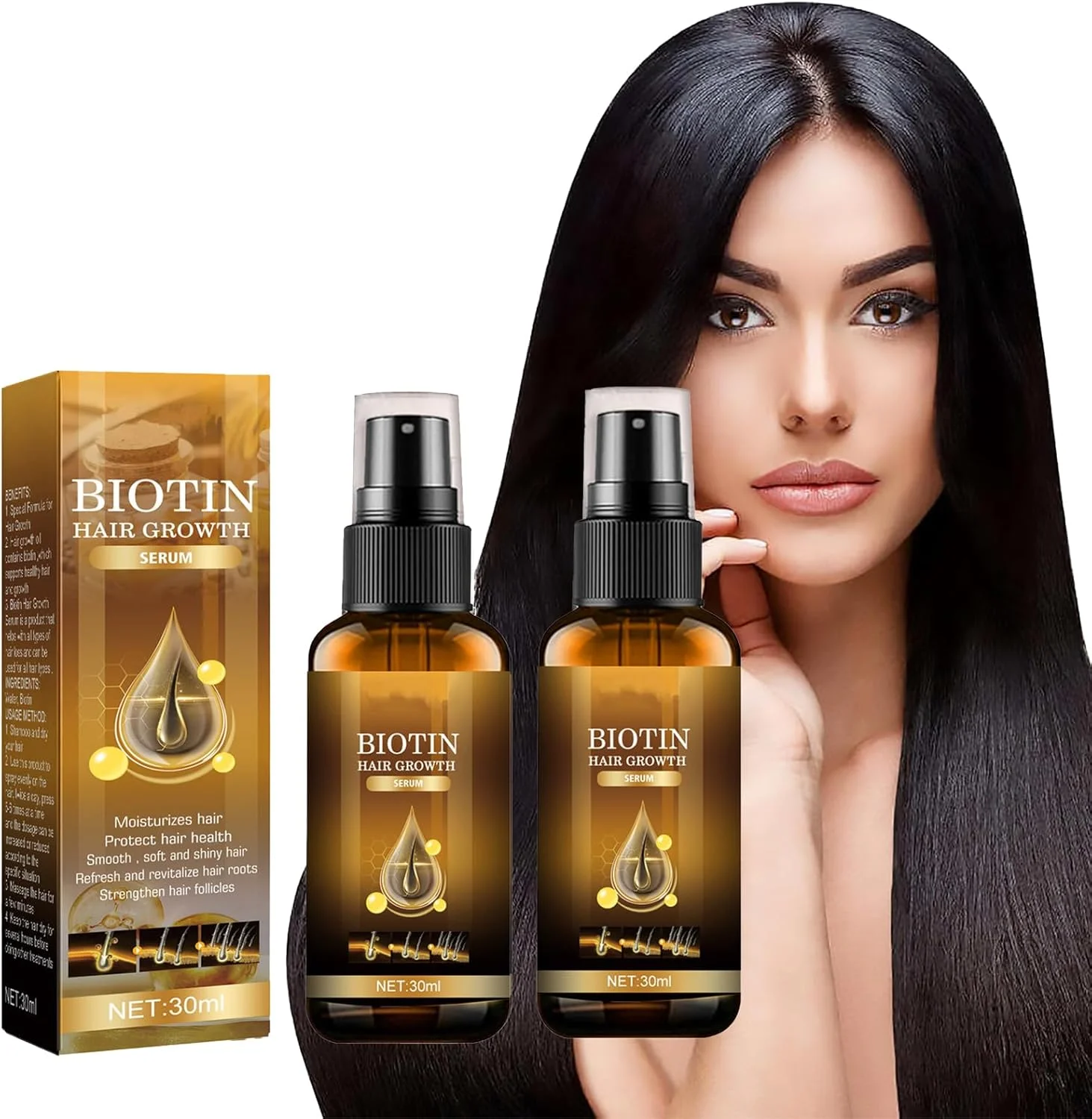 سرم رشد مو HairTkekruh بیوتین 30 میلی لیتر، اسپری مو بیوتین، اسپری رشد مو بیوتین، اسپری تسریع رشد مو، جلوگیری از ریزش مو، برای موهای نازک، شکننده و خشک سرم رشد مو HairTkekruh بیوتین 30 میلی لیتر، اسپری مو بیوتین، اسپری رشد مو بیوتین، اسپری تسریع رشد مو، جلوگیری از ریزش مو، برای موهای نازک، شکننده و خشک