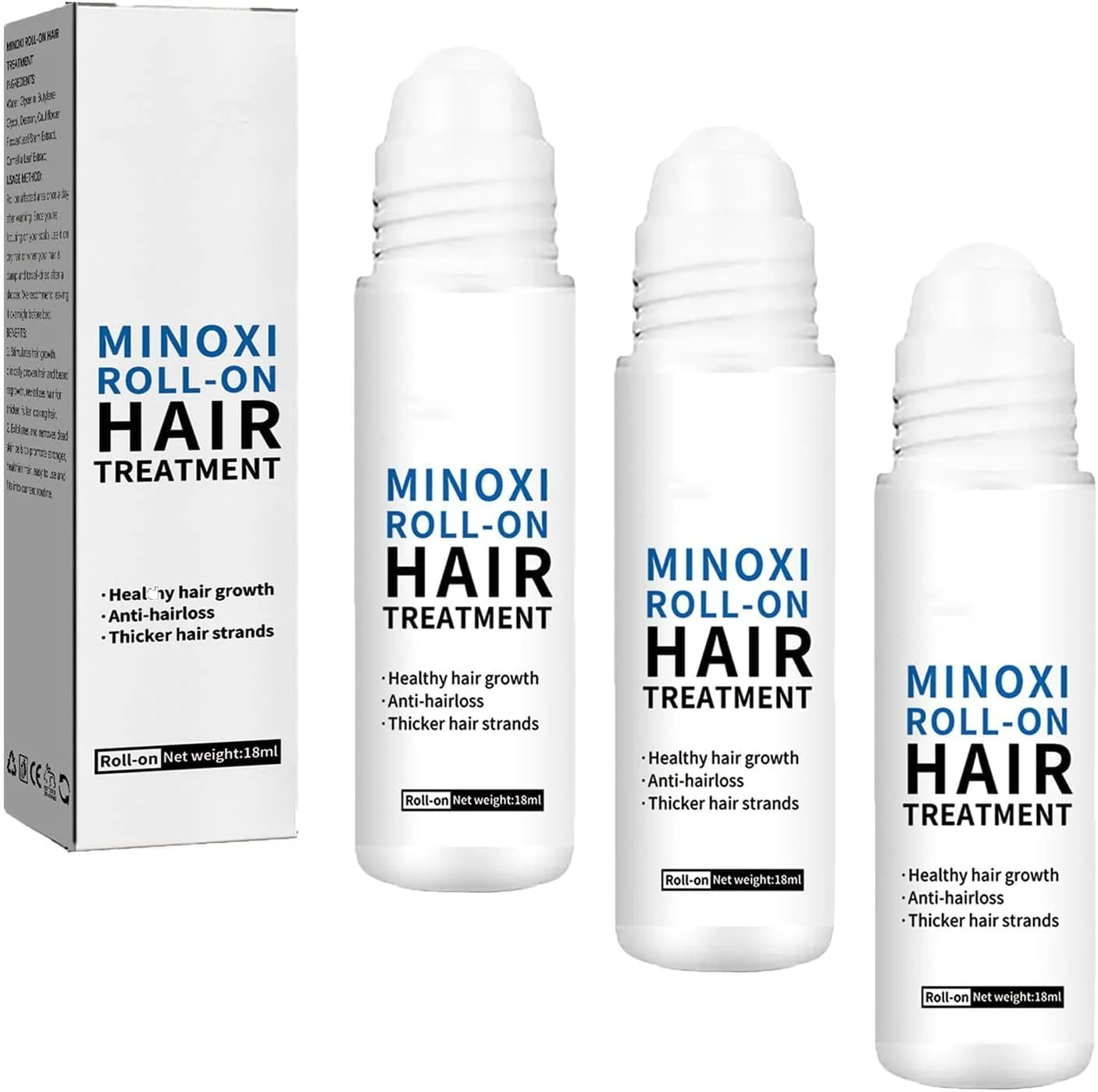 محلول رولی Hair Growth X، سرم رشد مو Hairgrowth-X برای آقایان و بانوان، Hairgrowth-X - روغن ضروری غلیظ کننده مو و ریش، 10 برابر برای تقویت رشد مو (3 عدد) محلول رولی Hair Growth X، سرم رشد مو Hairgrowth-X برای آقایان و بانوان، Hairgrowth-X - روغن ضروری غلیظ کننده مو و ریش، 10 برابر برای تقویت رشد مو (3 عدد)