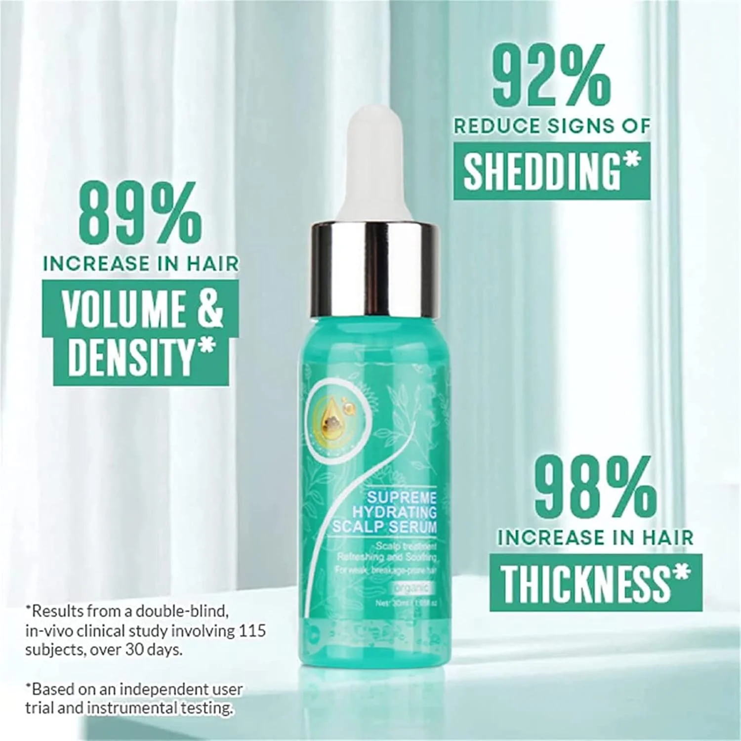 سرم موی فعال کننده مو Puragro Suma، درمان سرم Suma فعال کننده مو Pura'Gro، روغن کرچک برای رشد مو، سرم ضد ریزش مو، تقویت کننده رشد موهای ضخیم تر و قوی تر (2 عدد، برای پوست سر)