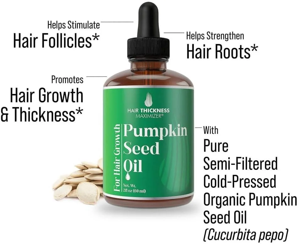 روغن دانه کدو تنبل برای رشد مو. تقویت و آبرسانی موهای نازک و خشک برای داشتن پوست سر سالم تر. برای زنان و مردان - سرم گیاهی 60 میلی لیتری