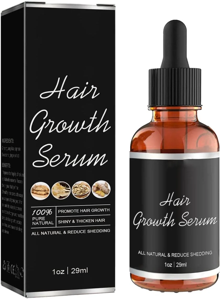 سرم ویتامین رشد مو، سرم برای ریزش مو و رشد مجدد مو - روغن زنجبیل برای رشد موهای نازک - مرطوب کننده و ترمیم کننده مراقبت از موهای خشک و آسیب دیده - درمان رشد مجدد مو برای مردان و زنان سرم ویتامین رشد مو، سرم برای ریزش مو و رشد مجدد مو - روغن زنجبیل برای رشد موهای نازک - مرطوب کننده و ترمیم کننده مراقبت از موهای خشک و آسیب دیده - درمان رشد مجدد مو برای مردان و زنان