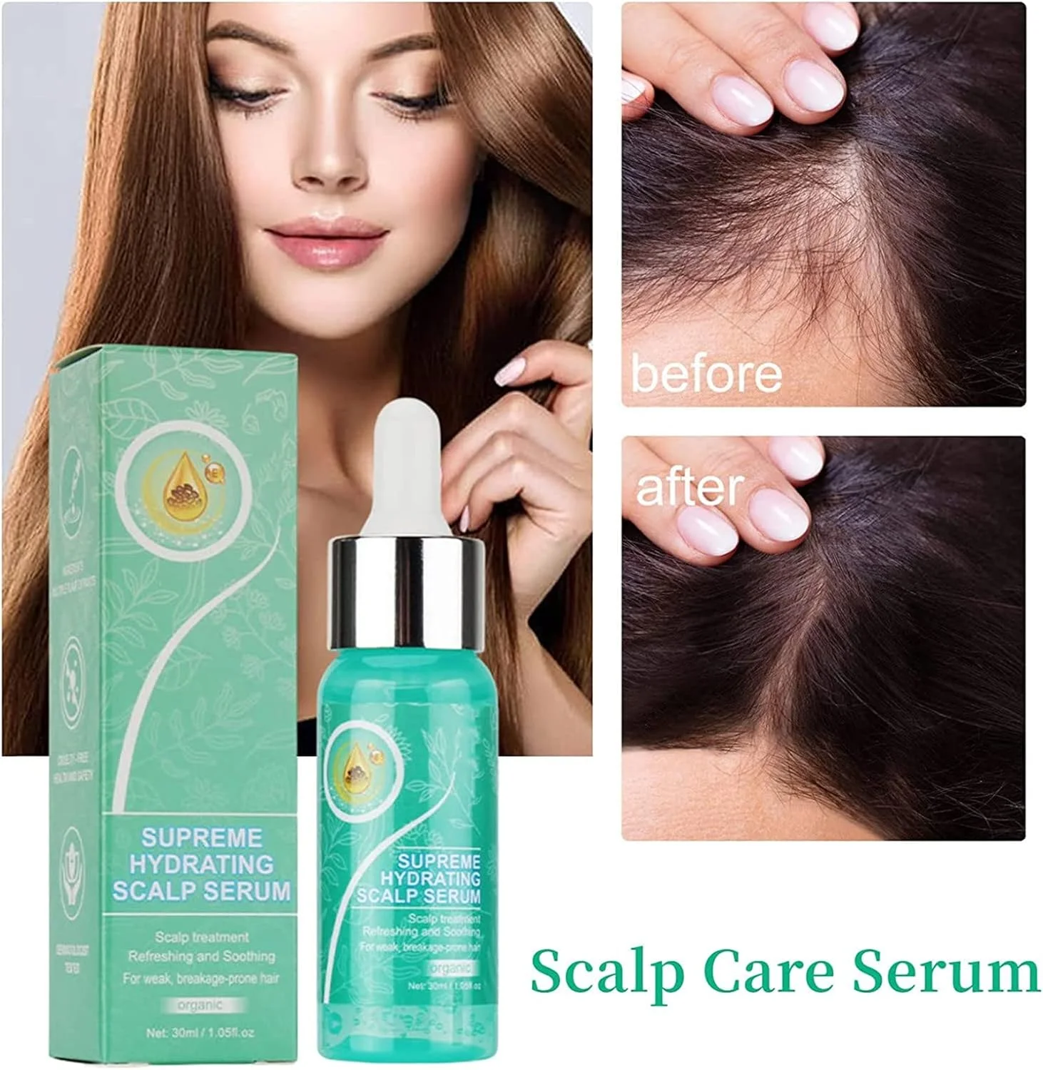 سرم درمان موی فعال کننده مو Puragro Suma، سرم فعال کننده مو Pura'Gro Suma، روغن کرچک برای رشد مو، سرم ضد ریزش مو، تقویت کننده رشد موهای ضخیم تر و قوی تر (1 عدد، برای پوست سر)