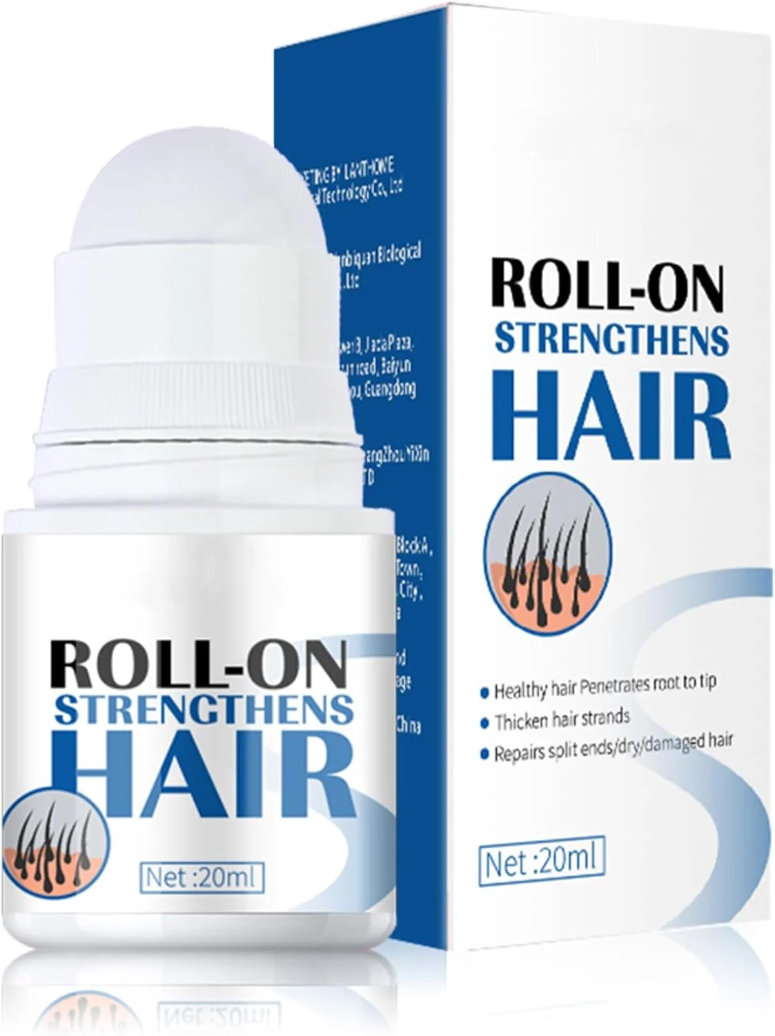 سرم رشد مو - سرم روغنی تقویت کننده و مغذی طبیعی پوست سر برای زنان و مردان - روغن رشد مو رولی - نرم کننده، مغذی و تقویت کننده مو