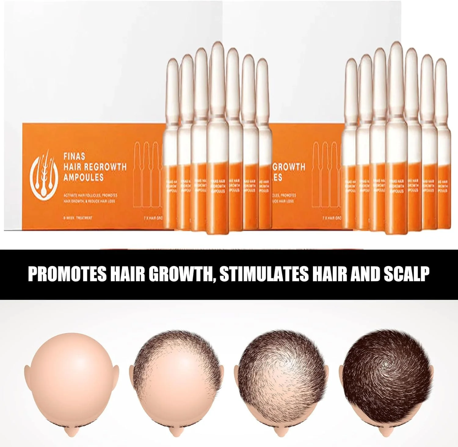 آمپول های احیا کننده مو Liasc FINAS Prestig، لوسیون سرم آمپول رشد مو Liasc Hairmuch، سرم رشد مو بیوتین، ضخیم کننده و احیا کننده مو برای موهای نازک (56 عدد/8 جعبه) آمپول های احیا کننده مو Liasc FINAS Prestig، لوسیون سرم آمپول رشد مو Liasc Hairmuch، سرم رشد مو بیوتین، ضخیم کننده و احیا کننده مو برای موهای نازک (56 عدد/8 جعبه)