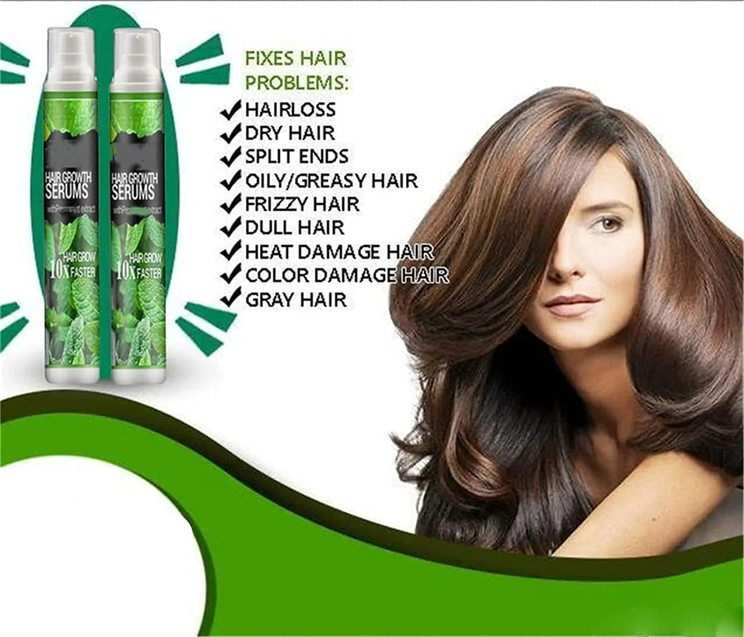 اسپری اسانس گیاهی رشد مو، جلوگیری از ریزش مو بعد از زایمان، اسپری اسانس گیاهی خط رویش مو، اسپری سرم رشد مو، روغن مو برای موهای قوی تر، ضخیم تر و رشد مو برای درمان ریزش مو (5 عدد) اسپری اسانس گیاهی رشد مو، جلوگیری از ریزش مو بعد از زایمان، اسپری اسانس گیاهی خط رویش مو، اسپری سرم رشد مو، روغن مو برای موهای قوی تر، ضخیم تر و رشد مو برای درمان ریزش مو (5 عدد)