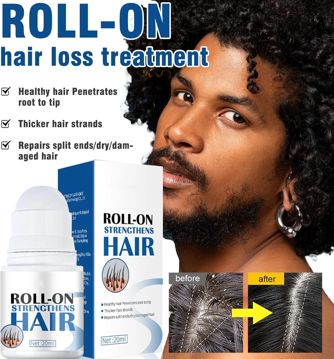 سرم رشد مو - سرم روغنی تقویت کننده و مغذی طبیعی پوست سر برای زنان و مردان - روغن رشد مو رولی - نرم کننده، مغذی و تقویت کننده مو سرم رشد مو - سرم روغنی تقویت کننده و مغذی طبیعی پوست سر برای زنان و مردان - روغن رشد مو رولی - نرم کننده، مغذی و تقویت کننده مو