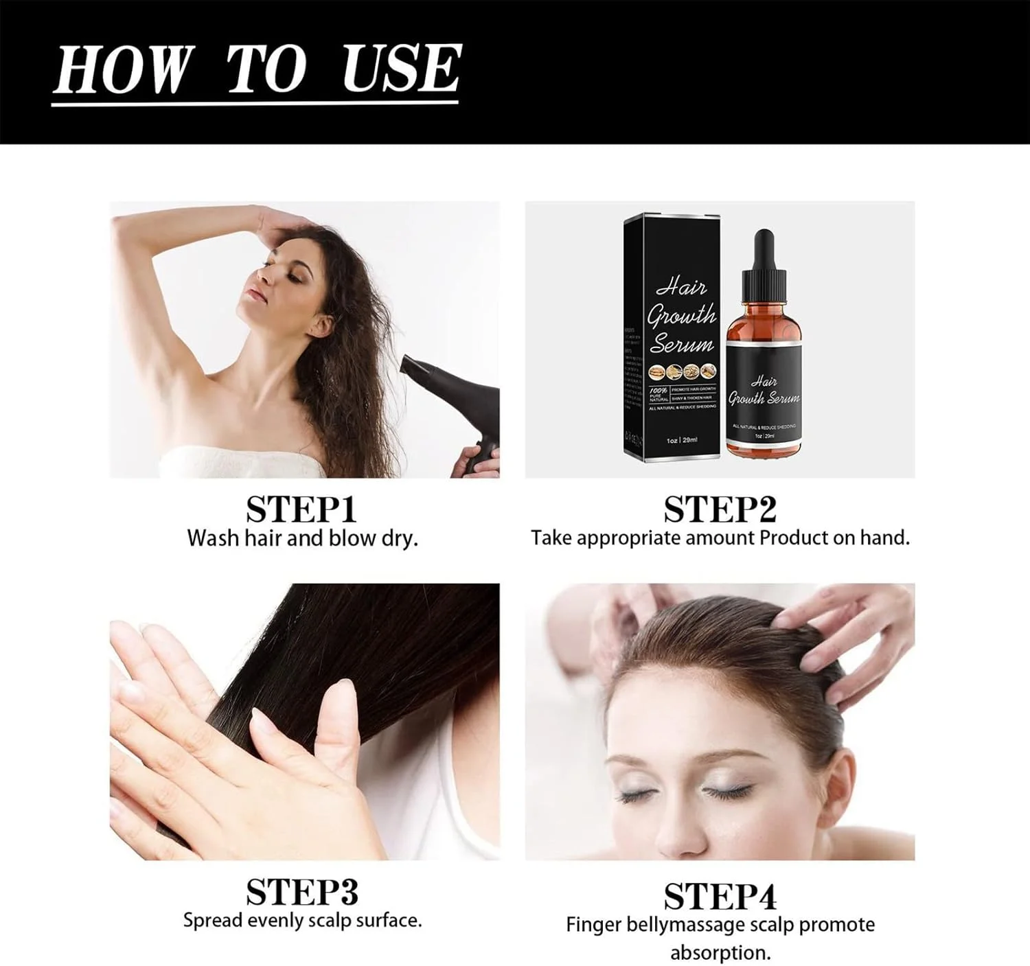 سرم ویتامین رشد مو، سرم برای ریزش مو و رشد مجدد مو - روغن زنجبیل برای رشد موهای نازک - مرطوب کننده و ترمیم کننده مراقبت از موهای خشک و آسیب دیده - درمان رشد مجدد مو برای مردان و زنان سرم ویتامین رشد مو، سرم برای ریزش مو و رشد مجدد مو - روغن زنجبیل برای رشد موهای نازک - مرطوب کننده و ترمیم کننده مراقبت از موهای خشک و آسیب دیده - درمان رشد مجدد مو برای مردان و زنان