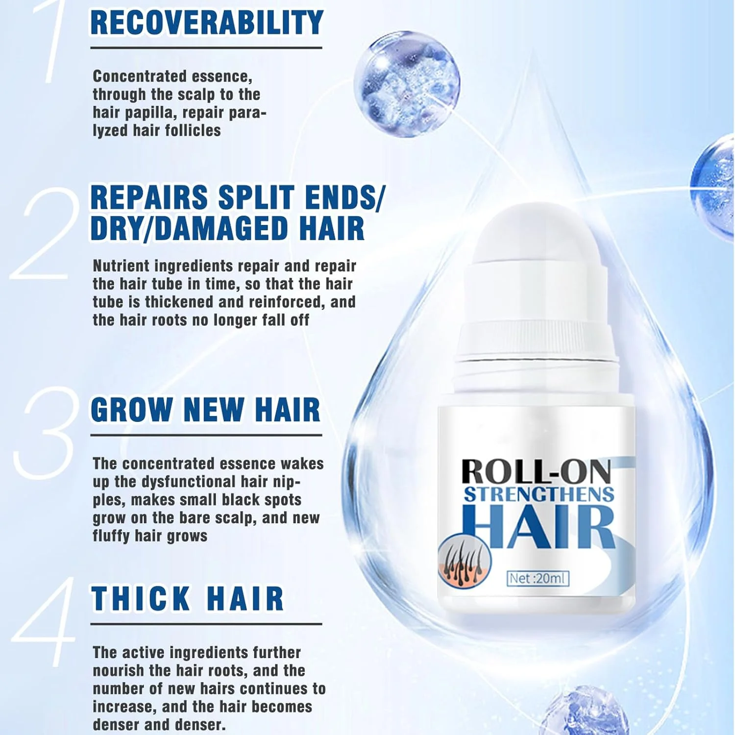 سرم رشد مو - سرم روغنی تقویت کننده و مغذی طبیعی پوست سر برای زنان و مردان - روغن رشد مو رولی - نرم کننده، مغذی و تقویت کننده مو سرم رشد مو - سرم روغنی تقویت کننده و مغذی طبیعی پوست سر برای زنان و مردان - روغن رشد مو رولی - نرم کننده، مغذی و تقویت کننده مو