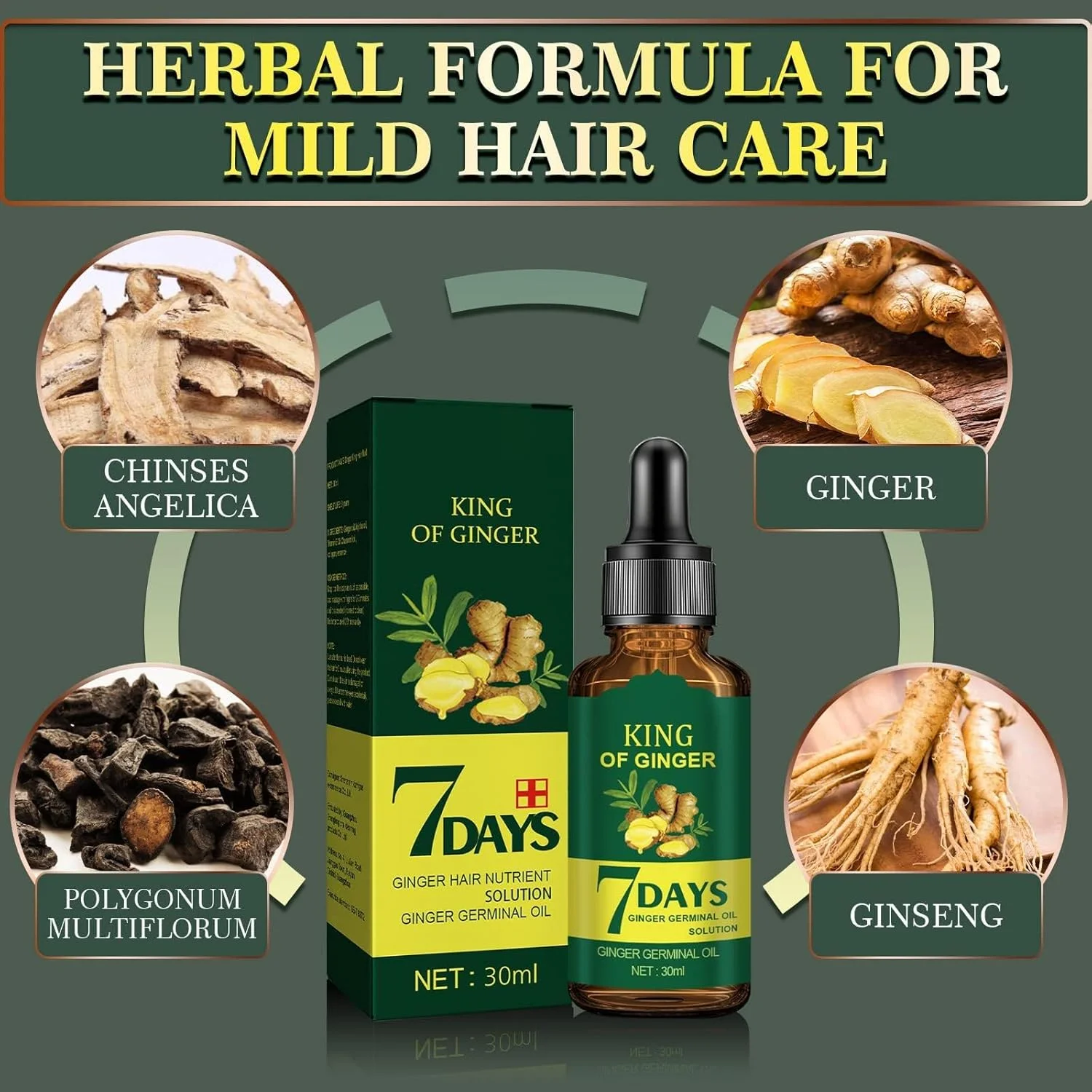 سرم رشد مو فروشگاه حبیبی با روغن زنجبیل طبیعی - درمان ریزش مو برای موهای ضخیم تر، قوی تر و بلندتر - فرمول رشد مجدد برای مردان و زنان - 100٪ طبیعی و مغذی سرم رشد مو فروشگاه حبیبی با روغن زنجبیل طبیعی - درمان ریزش مو برای موهای ضخیم تر، قوی تر و بلندتر - فرمول رشد مجدد برای مردان و زنان - 100٪ طبیعی و مغذی