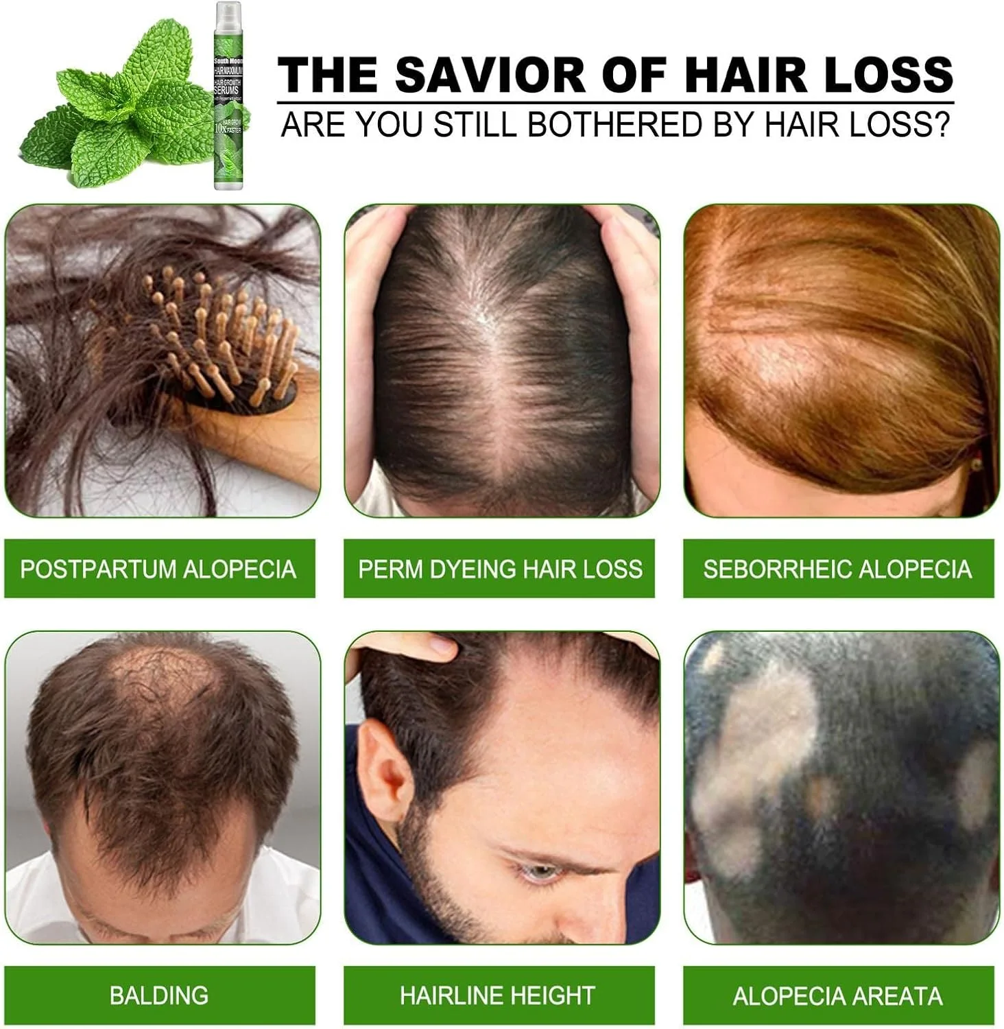 اسانس رشد مو - اسانس گیاهی برای رشد مو، سرم درمان ریزش مو، تغذیه ریشه، مراقبت سریع از مو برای مردان و زنان اسانس رشد مو - اسانس گیاهی برای رشد مو، سرم درمان ریزش مو، تغذیه ریشه، مراقبت سریع از مو برای مردان و زنان