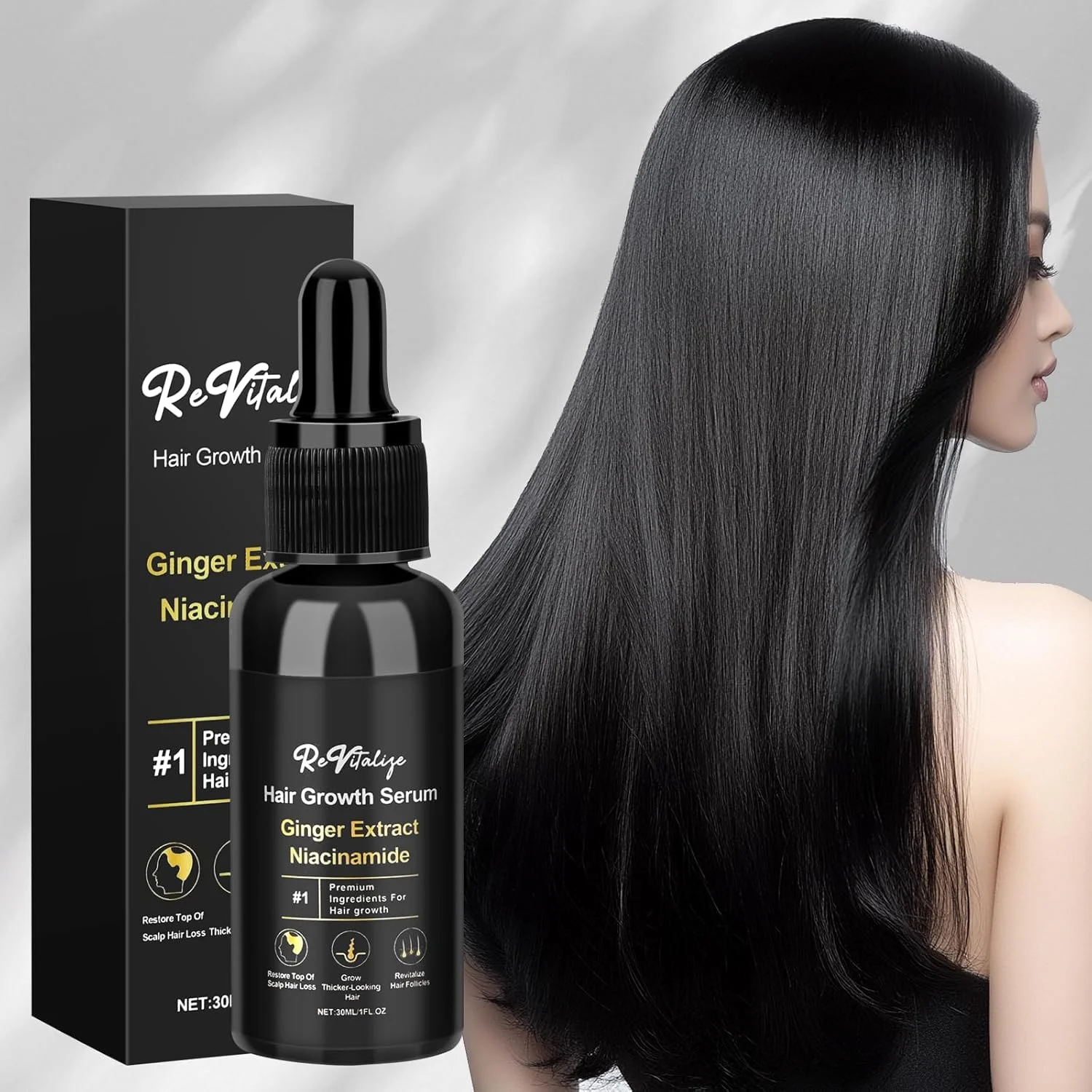 سرم رشد مو 30 میلی لیتری، عامل رشد ریش مردان، سرم رشد مو برای موهای نازک، توقف ریزش مو، تسریع رشد مو، ضد ریزش مو برای مردان و زنان