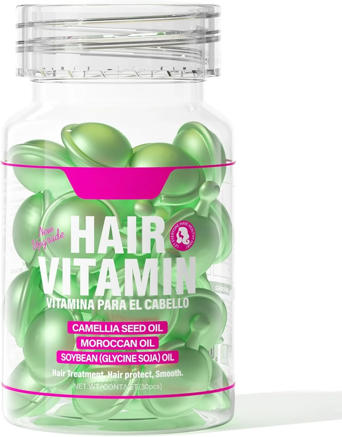 کپسول های سرم ویتامین مو GOWWIM - کمپلکس روغن آرگان، ماکادمیا، آووکادو برای رشد و ترمیم موهای صاف و ابریشمی، 30 عدد کپسول های سرم ویتامین مو GOWWIM - کمپلکس روغن آرگان، ماکادمیا، آووکادو برای رشد و ترمیم موهای صاف و ابریشمی، 30 عدد