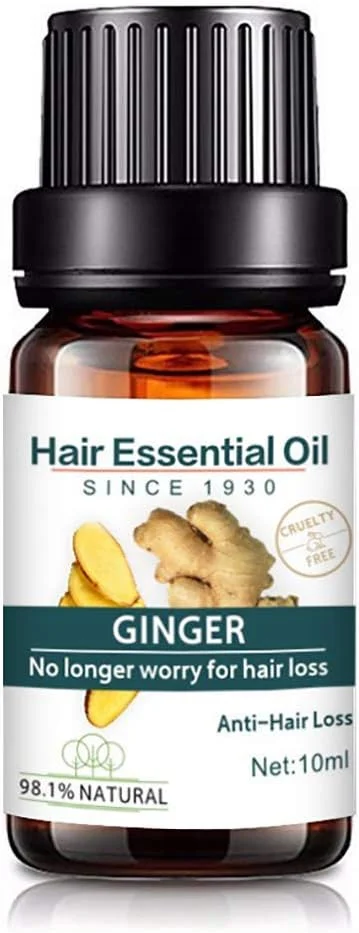 روغن زنجبیل ضروری، سرم رشد مو، روغن زنجبیل رشد مو، جلوگیری از ریزش مو، تقویت رشد مجدد مو