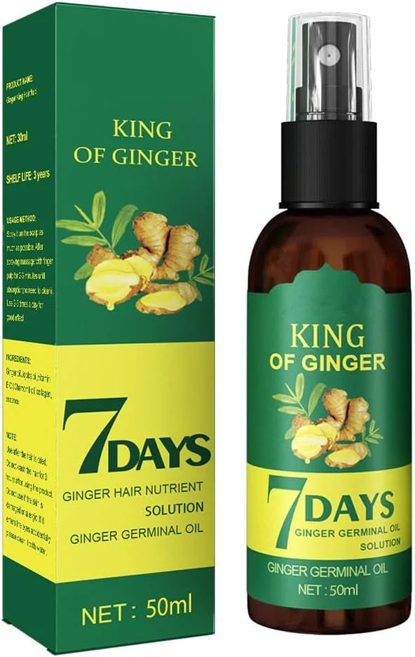 اسپری سرم زنجبیل، سرم گیاهی 7 روزه، اسپری رشد مو زنجبیل، درمان رشد مجدد مو با مواد طبیعی برای رشد سریع مو، ترمیم موهای آسیب دیده، برای مردان و زنان (50 میلی لیتر) اسپری سرم زنجبیل، سرم گیاهی 7 روزه، اسپری رشد مو زنجبیل، درمان رشد مجدد مو با مواد طبیعی برای رشد سریع مو، ترمیم موهای آسیب دیده، برای مردان و زنان (50 میلی لیتر)