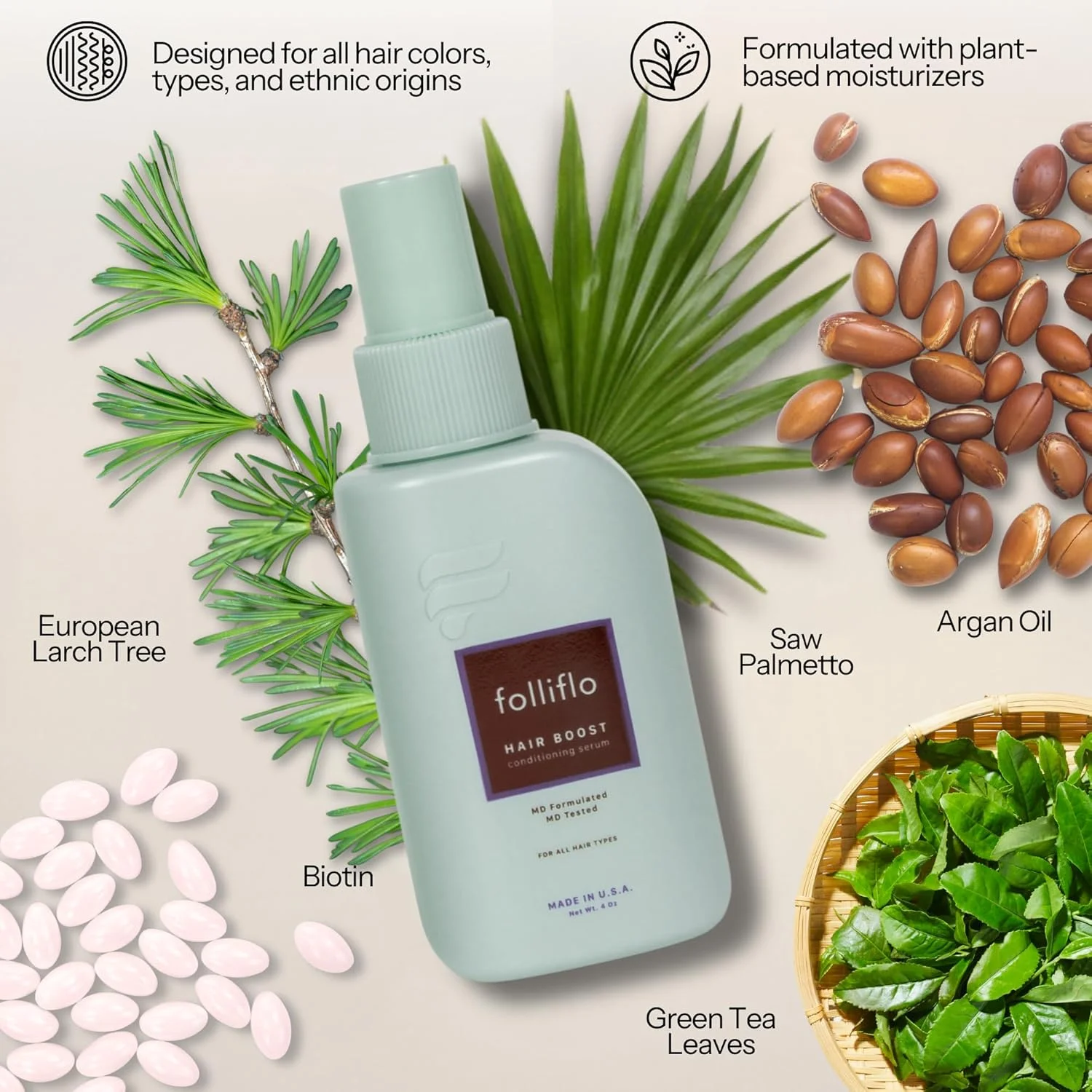 اسپری سرم حالت دهنده و تقویت کننده مو Folliflo by Cell Accel برای رشد مو اسپری سرم حالت دهنده و تقویت کننده مو Folliflo by Cell Accel برای رشد مو