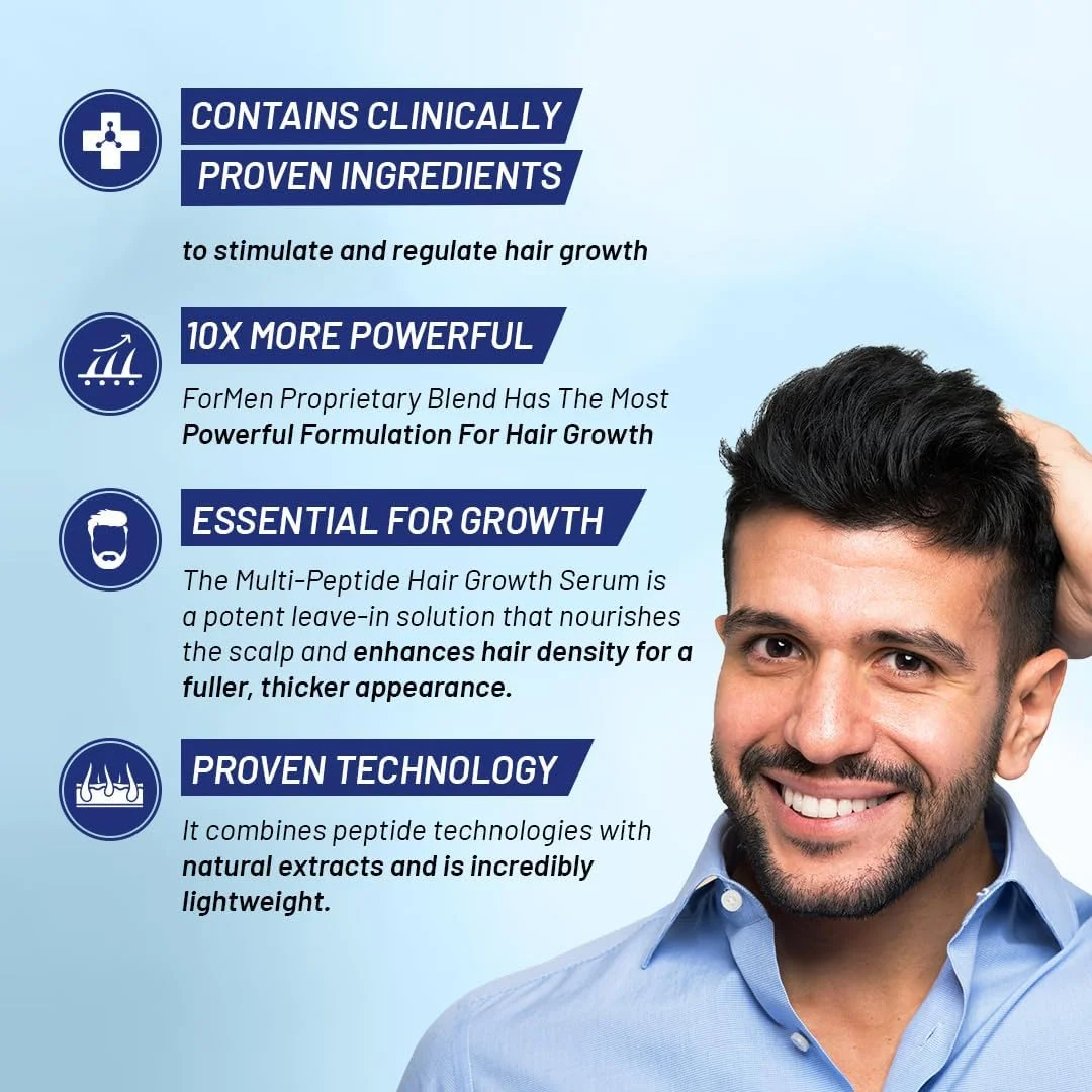 سرم رشد موی مردانه فورمن | حاوی 3% Redensyl، Procapil | کاهش ریزش مو، تغذیه پوست سر، درمان رشد مو | برای موهای خشک و وز - 60 میلی لیتر (بسته 2 عددی) سرم رشد موی مردانه فورمن | حاوی 3% Redensyl، Procapil | کاهش ریزش مو، تغذیه پوست سر، درمان رشد مو | برای موهای خشک و وز - 60 میلی لیتر (بسته 2 عددی)