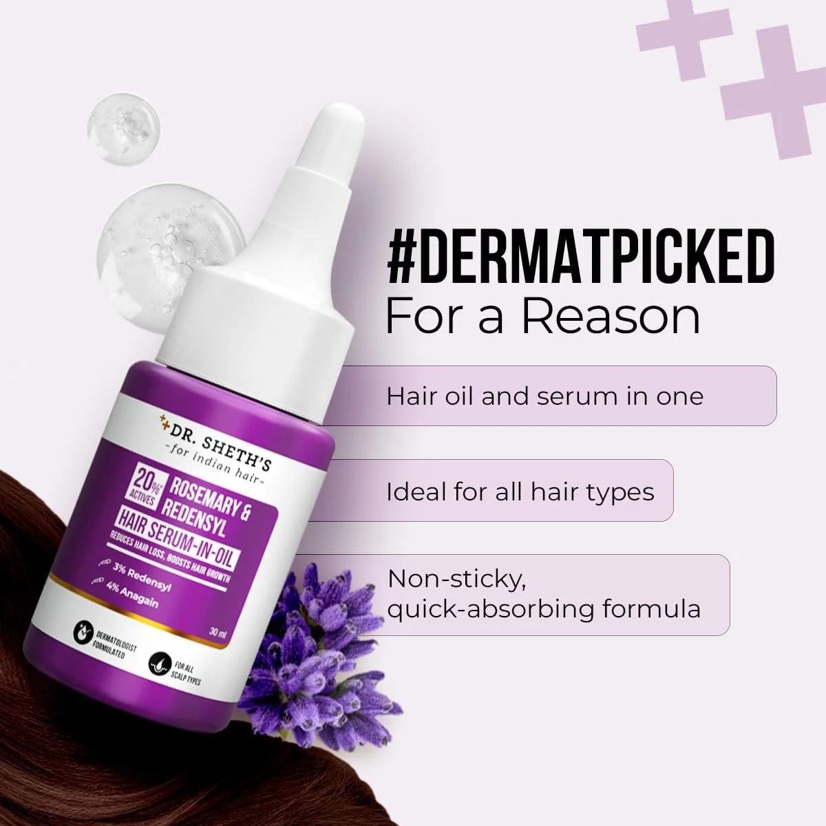 سرم مو حاوی روغن رزماری و ردنسل دکتر شث | افزایش رشد مو و کاهش ریزش مو | حاوی 20% مواد فعال رشد مو، 3% ردنسل، 4% آناگین، روغن رزماری، کافئین و پپتیدها، 50 گرم | برای آقایان و بانوان | 30 میلی لیتر سرم مو حاوی روغن رزماری و ردنسل دکتر شث | افزایش رشد مو و کاهش ریزش مو | حاوی 20% مواد فعال رشد مو، 3% ردنسل، 4% آناگین، روغن رزماری، کافئین و پپتیدها، 50 گرم | برای آقایان و بانوان | 30 میلی لیتر
