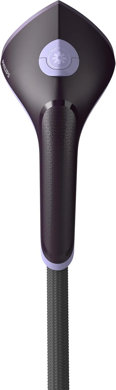 بخارگر ایستاده فیلیپس سری 3000 با تخته XL StyleBoard - 2000 وات، دارای پخش کننده رایحه MyEssence، بخار مداوم 40 گرم در دقیقه، مخزن آب 2 لیتری، نوک صفحه بخار نوک تیز، 5 تنظیمات بخار، بنفش - STE3180/30