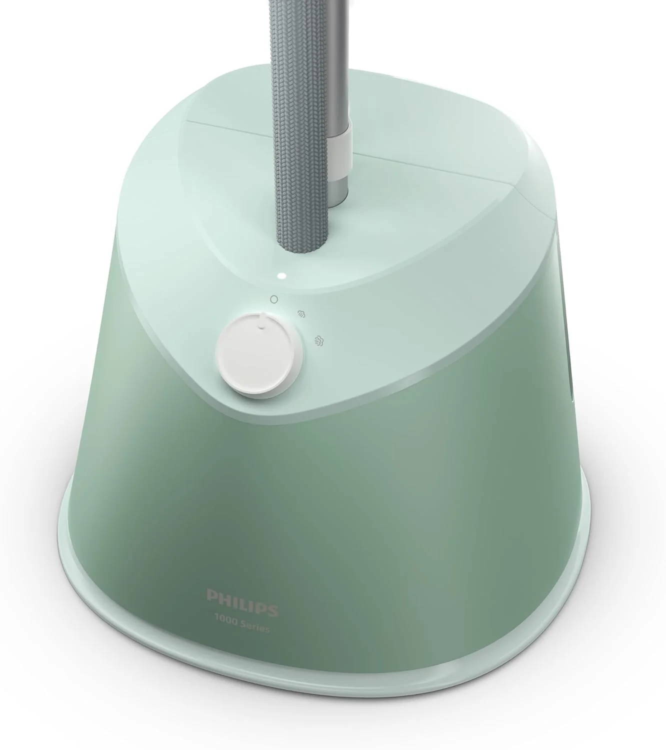 بخارگر لباس فیلیپس سری 1000 - 1600 وات، مخزن جداشدنی 1.8 لیتری، 2 حالت بخار، 32 گرم در دقیقه، طراحی جمع و جور، سبز کویری - STE1010/76