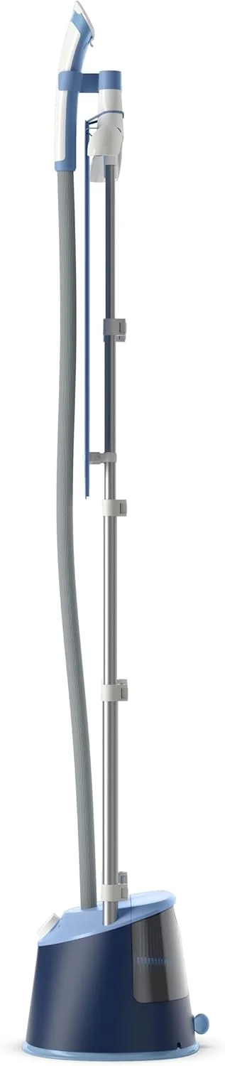 بخارگر لباس فیلیپس سری 1000 - 1800 وات، مخزن جداشدنی 1.8 لیتری، 3 تنظیم بخار، 36 گرم در دقیقه، Stylemat یکپارچه، آبی تیره - STE1030/26 بخارگر لباس فیلیپس سری 1000 - 1800 وات، مخزن جداشدنی 1.8 لیتری، 3 تنظیم بخار، 36 گرم در دقیقه، Stylemat یکپارچه، آبی تیره - STE1030/26